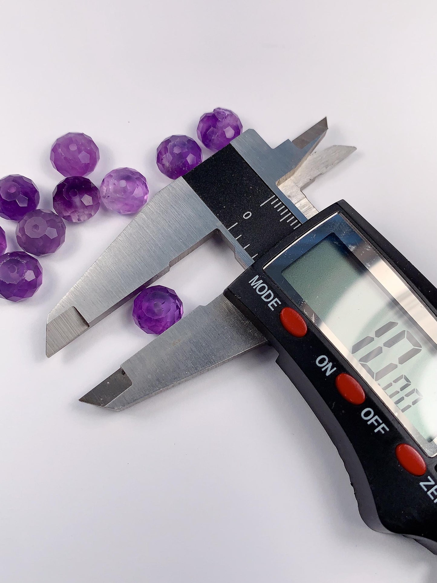 10mm Natural Purple Amethyst Faceted Rondelle beads Loose Gems Gemstone