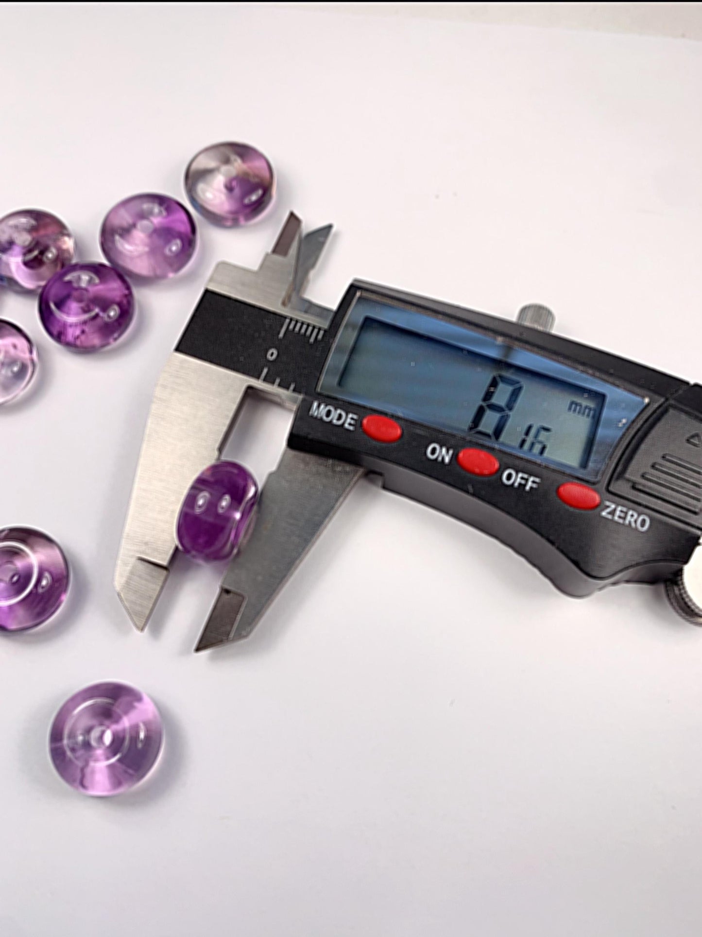 15mm Natural Purple Amethyst Smooth round  cut  beads Loose Gems Gemstone