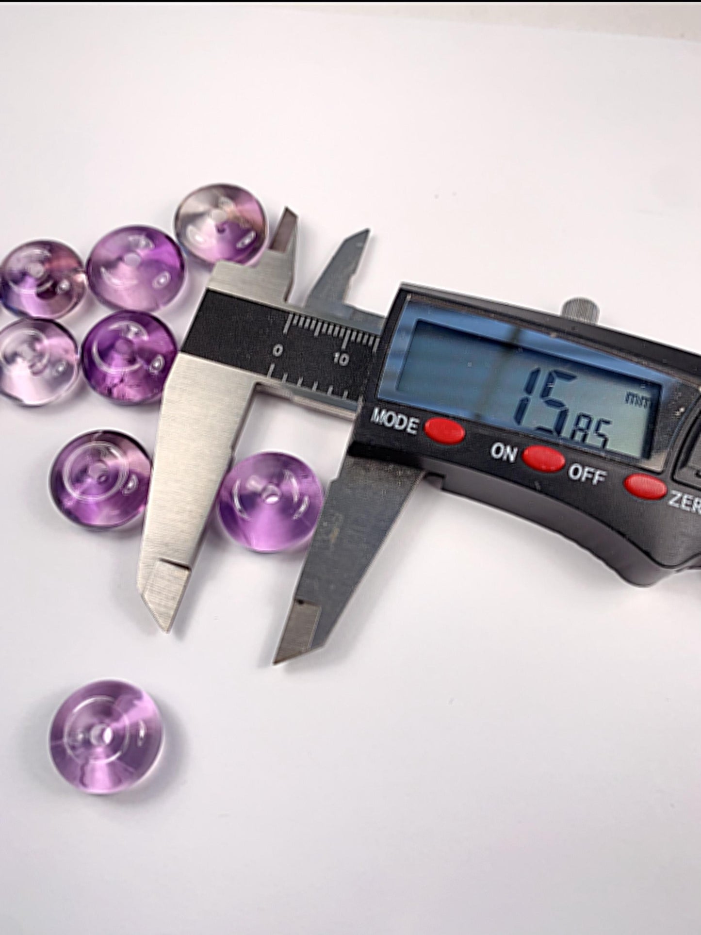 15mm Natural Purple Amethyst Smooth round  cut  beads Loose Gems Gemstone