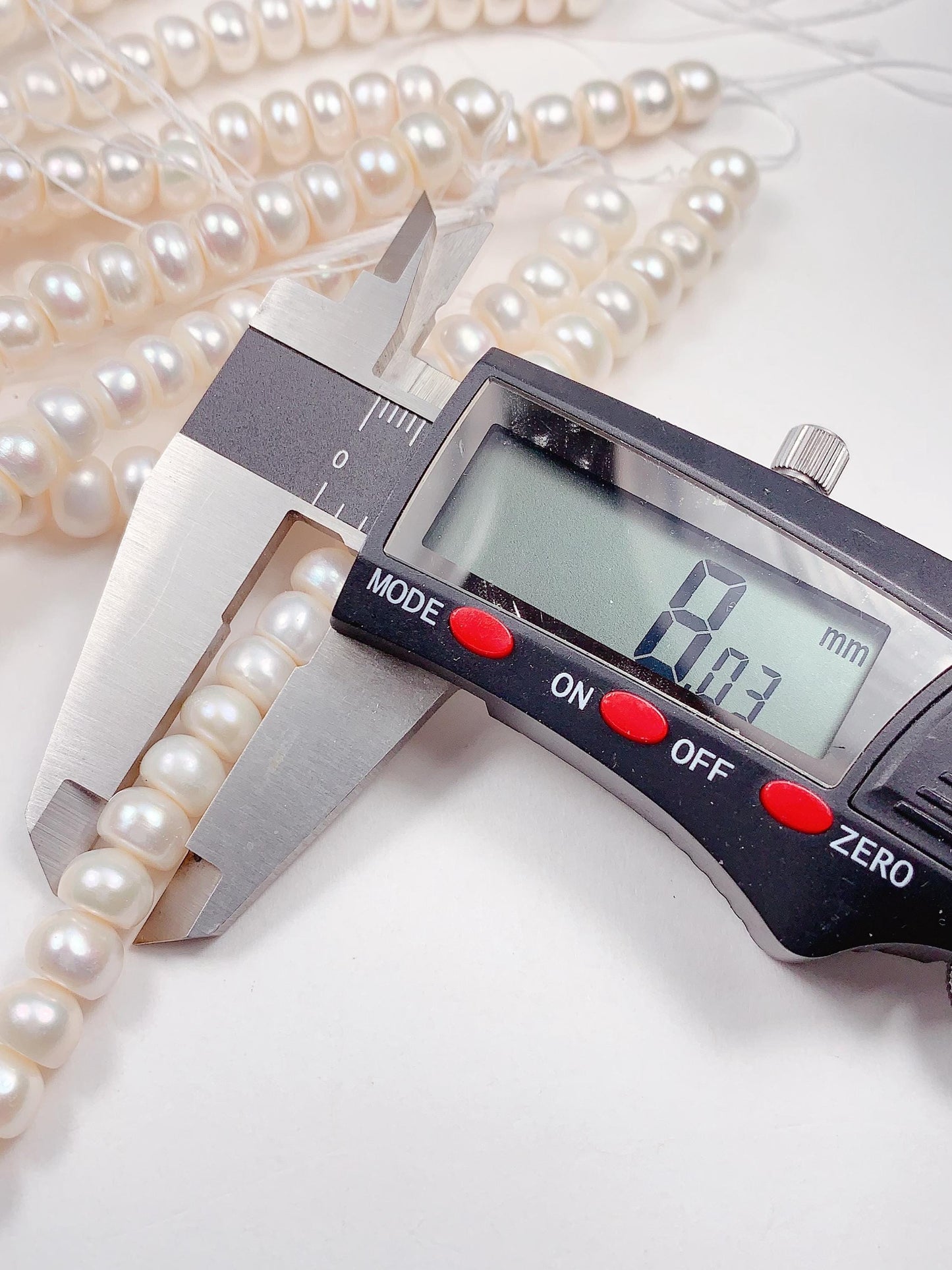 8mm good quality Genuine Natural White half Round Pearl Beads 14 Strand Jewelry making