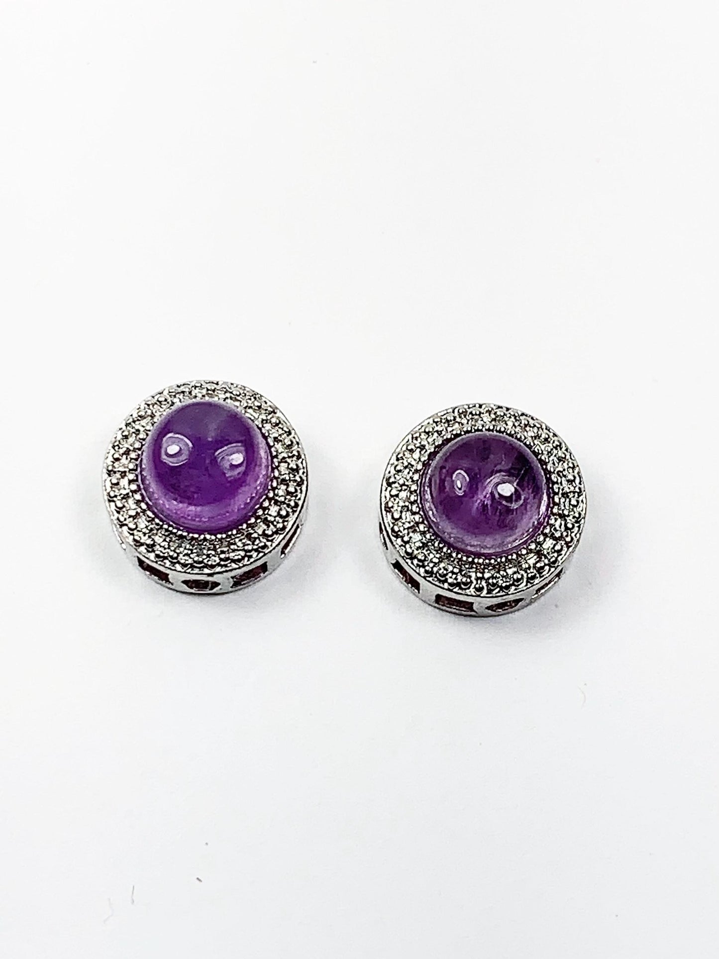 10mm Genuine Natural  purple Amethyst DIY Beads Loose Gems Gemstone round cut