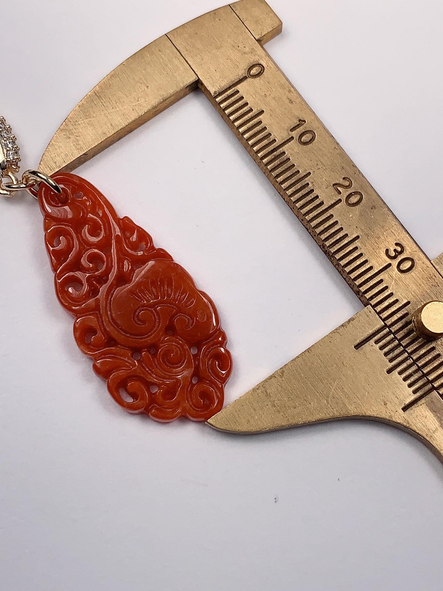 Orange Jade 14K Gold Filled Earrings: Handmade Feicui Fei Jade