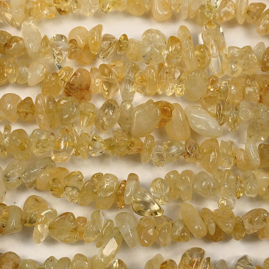 7-12mm Natural Yellow Citrine Nugget Pebble Irregular Chips Beads 32 Strand Genuine Gemstone Crystal DIY Jewelry