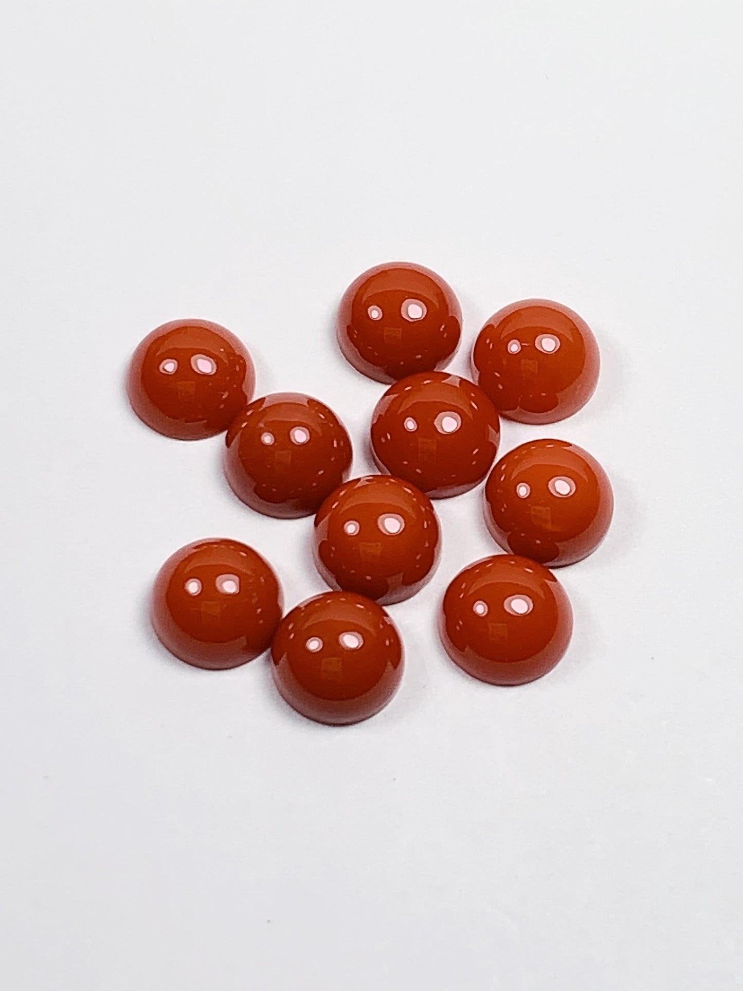 6mm AAA Red Agate Gemstone: Natural Loose Gem