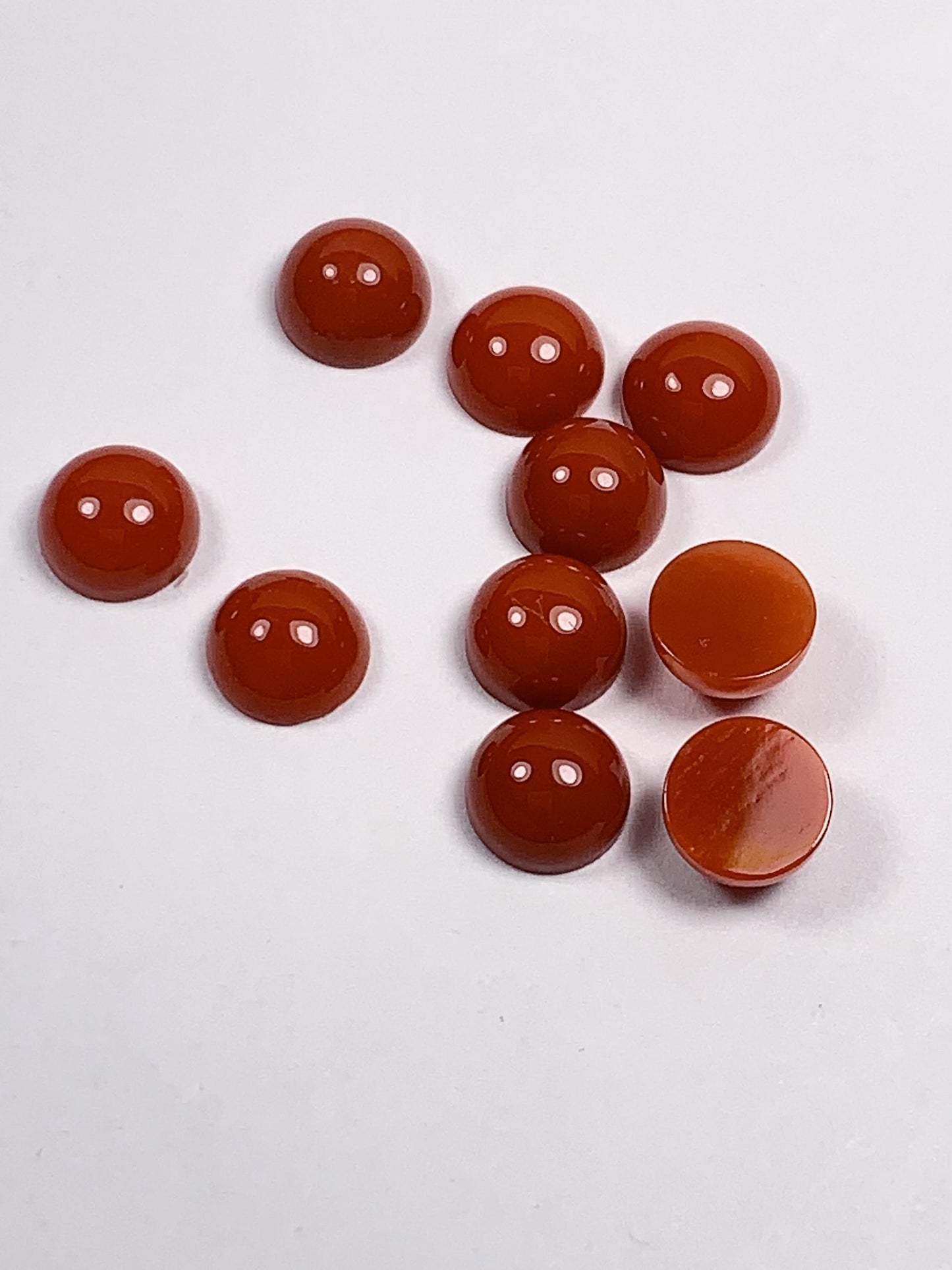 6mm AAA Red Agate Gemstone: Natural Loose Gem