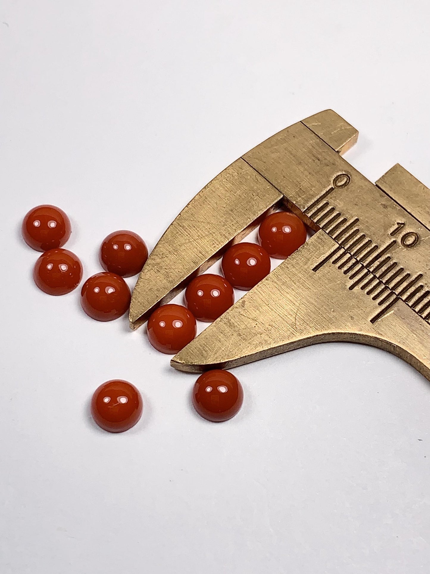 6mm AAA Red Agate Gemstone: Natural Loose Gem