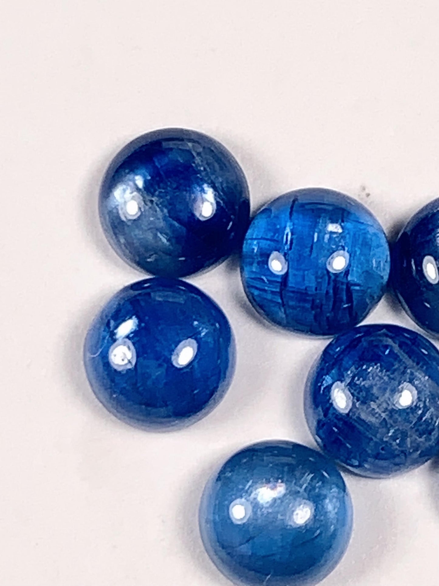6mm Natural Blue Kyanite Gemstone: Round Cut Loose Gem