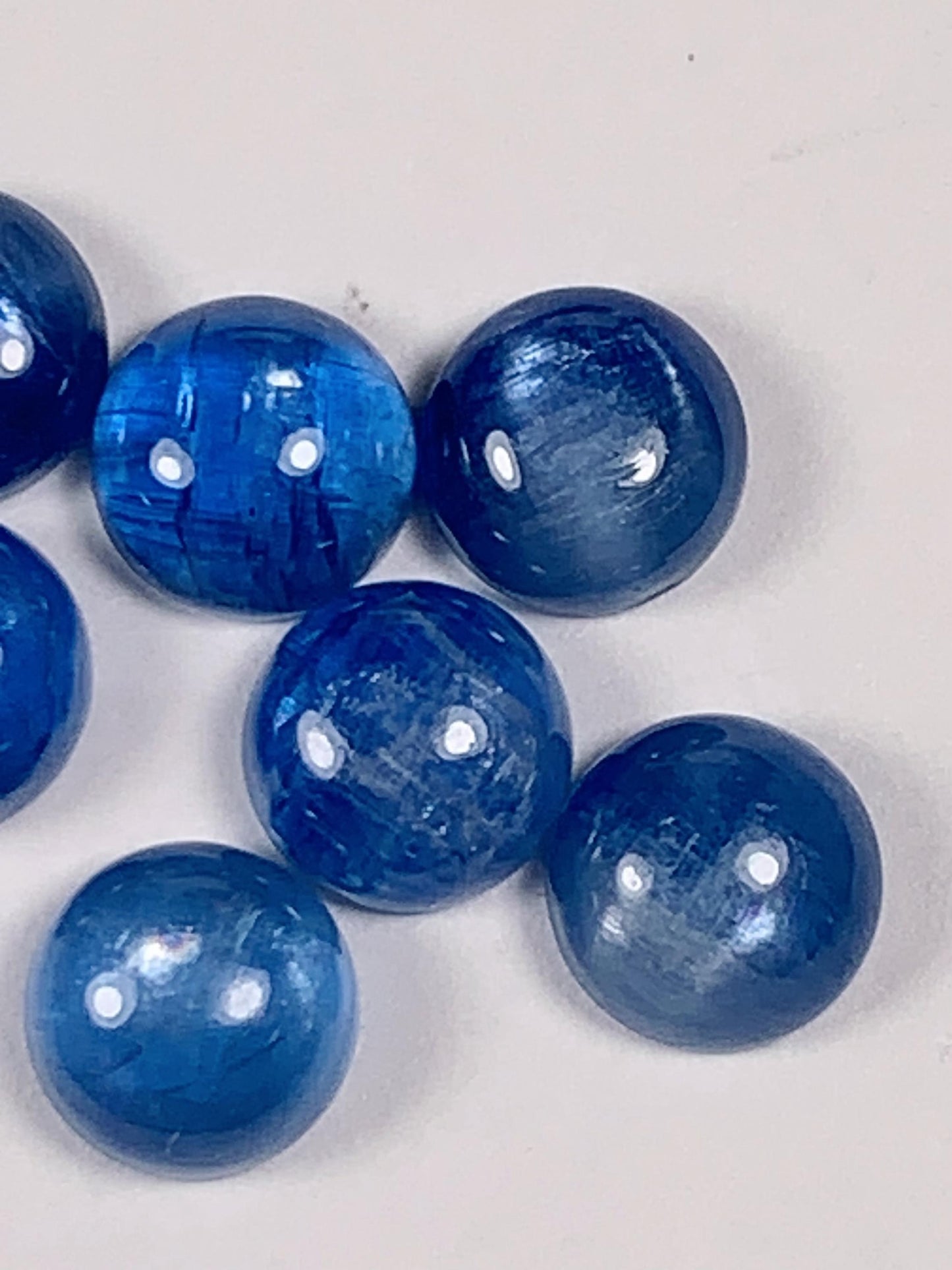 6mm Natural Blue Kyanite Gemstone: Round Cut Loose Gem