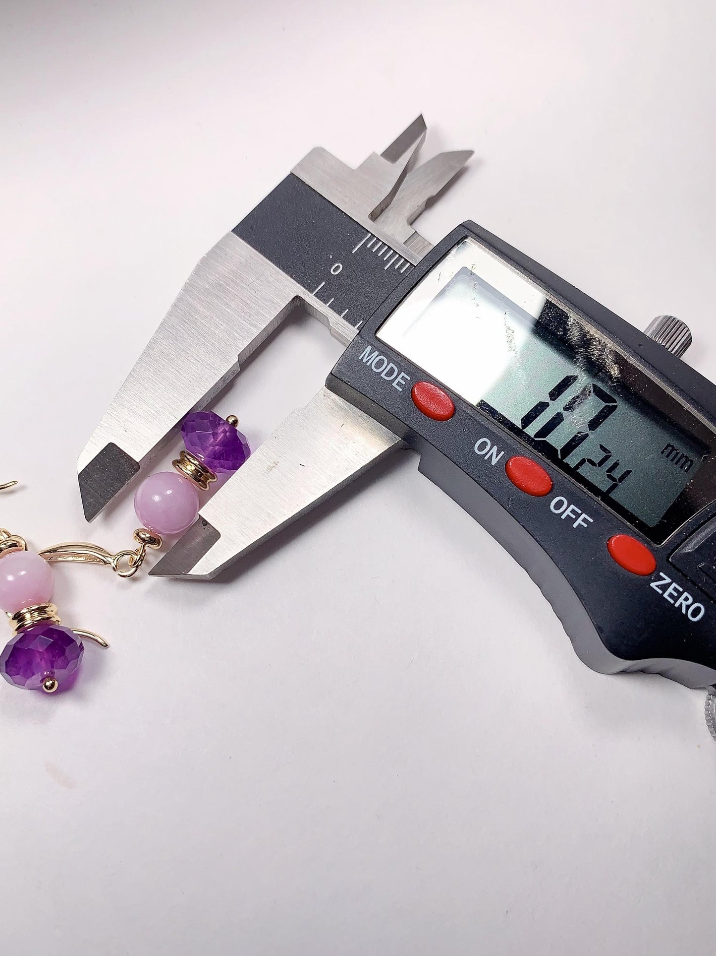 Amethyst Kunzite 14K Gold Filled Earrings: February Birthstone