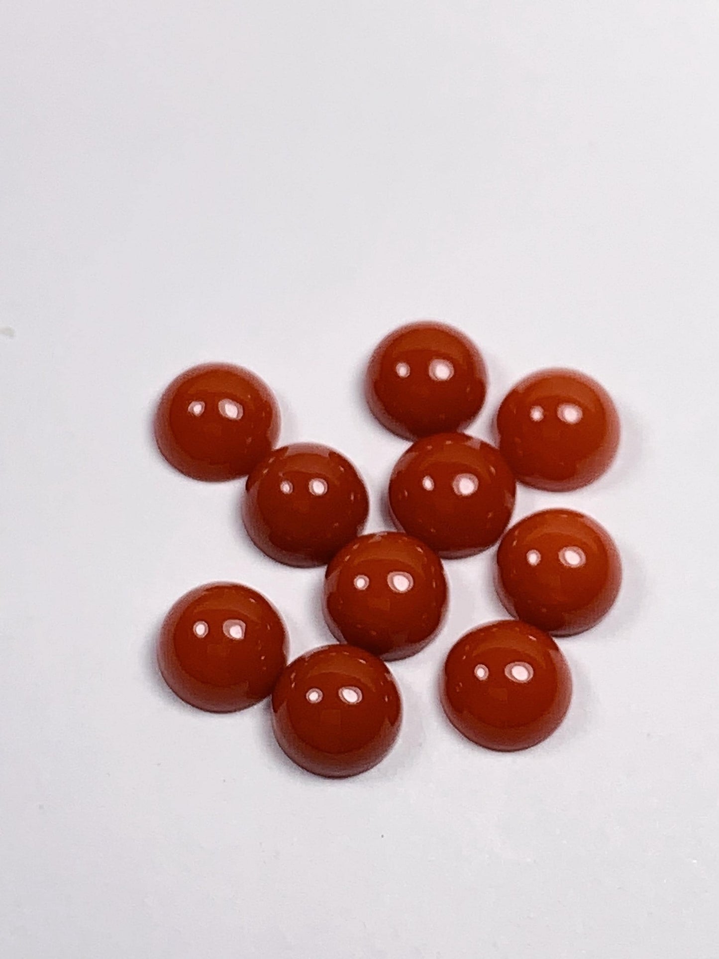6mm AAA Red Agate Gemstone: Natural Loose Gem