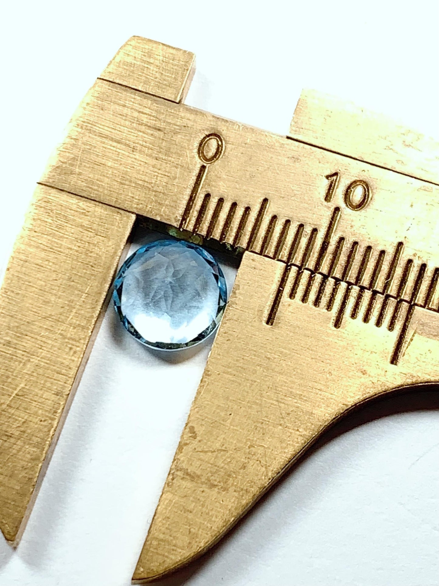 8mm Grade AAA Genuine Natural Blue Topaz  Loose Gems Gemstone faceted round cut