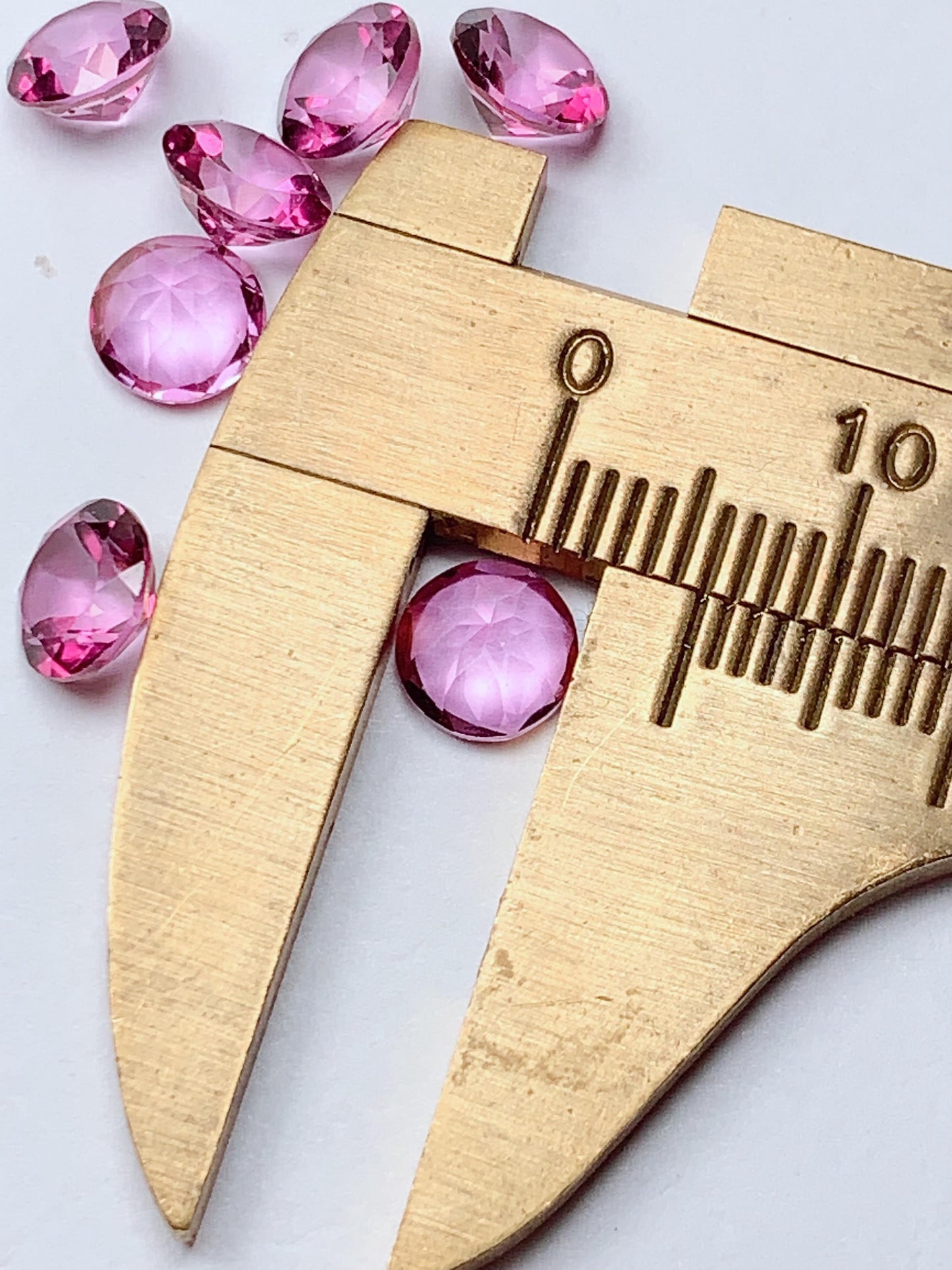 6mm Grade AAA Genuine Natural Pink Topaz  Loose Gems Gemstone faceted round cut