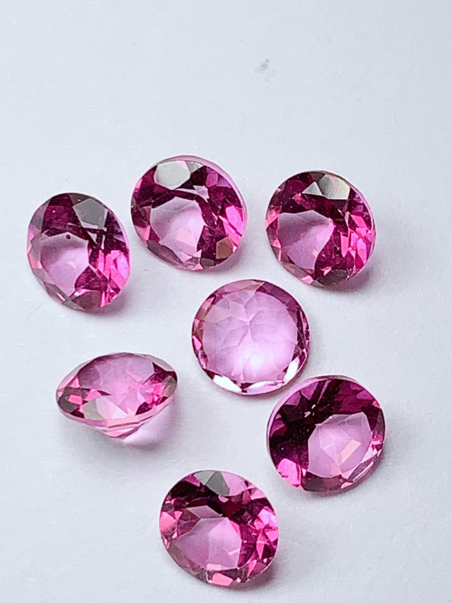6mm Grade AAA Genuine Natural Pink Topaz  Loose Gems Gemstone faceted round cut