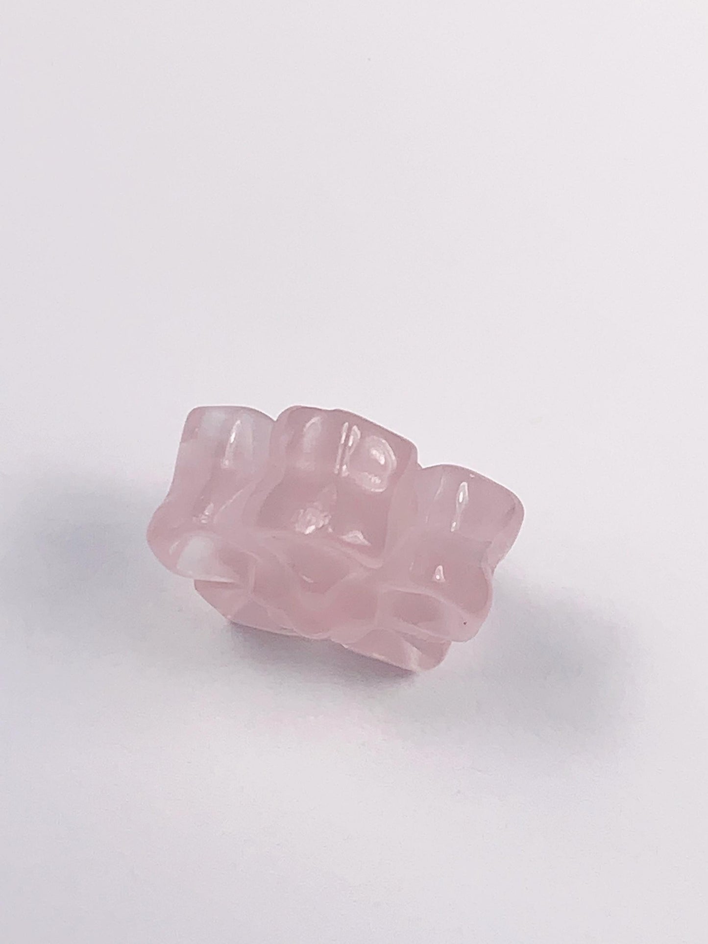 15mm Good Detail Carved Grade AAA Genuine Natural Madagascar Rose Quartz Beads Loose Gems Gemstone Flowers Lotus cut