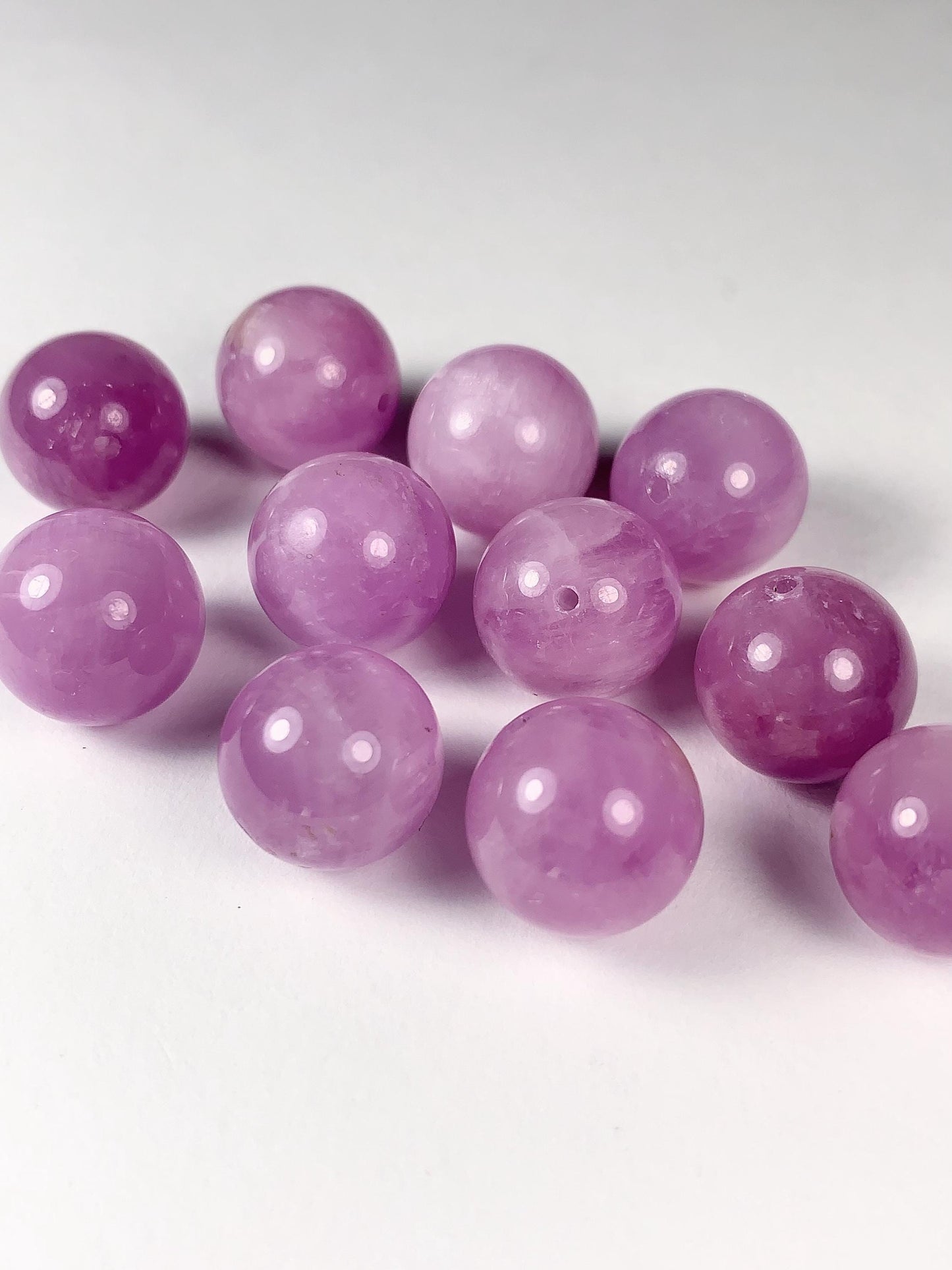 12mm Natural Purple Kunzite Smooth Round   beads Loose Gems Gemstone