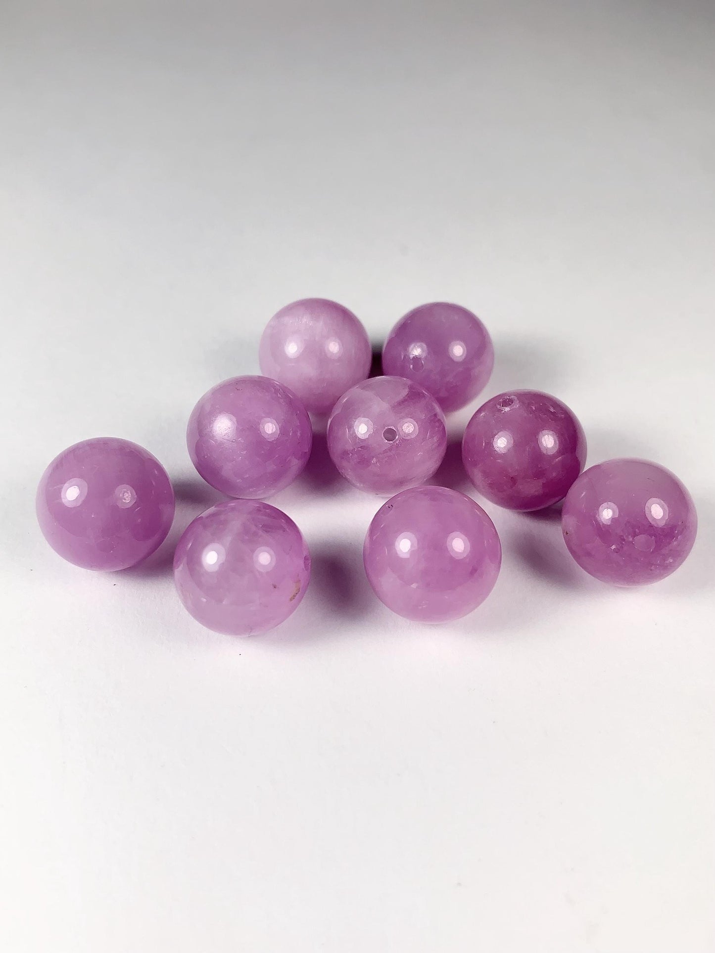12mm Natural Purple Kunzite Smooth Round   beads Loose Gems Gemstone