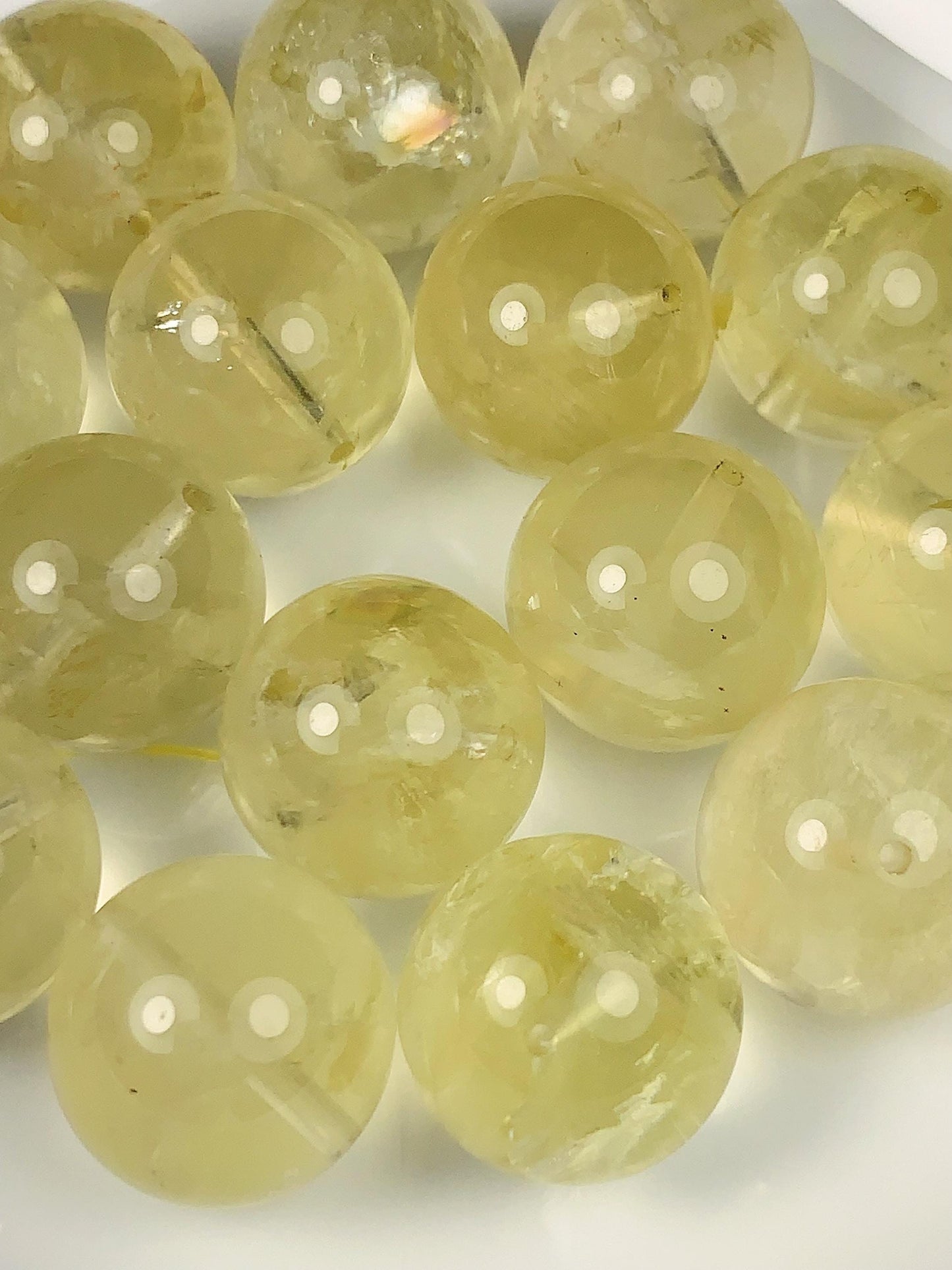 16mm-18mm Natural Purple Kunzite Smooth Round   beads Loose Gems Gemstone