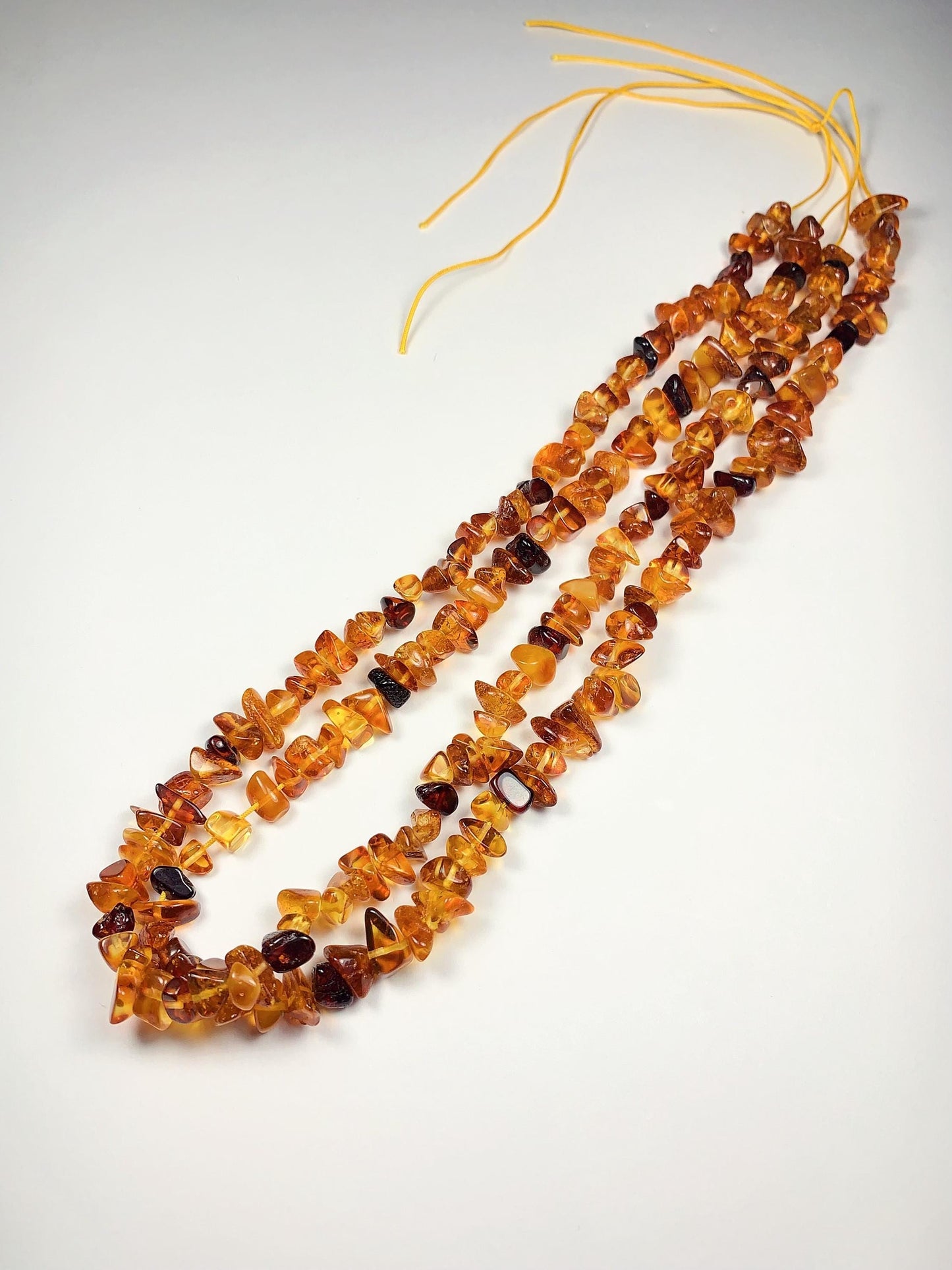 5-10mm Natural Deep Gold Honey Yellow Baltic Amber Chip Nugget Irregular Beads 15.5" Strand  DIY Jewelry