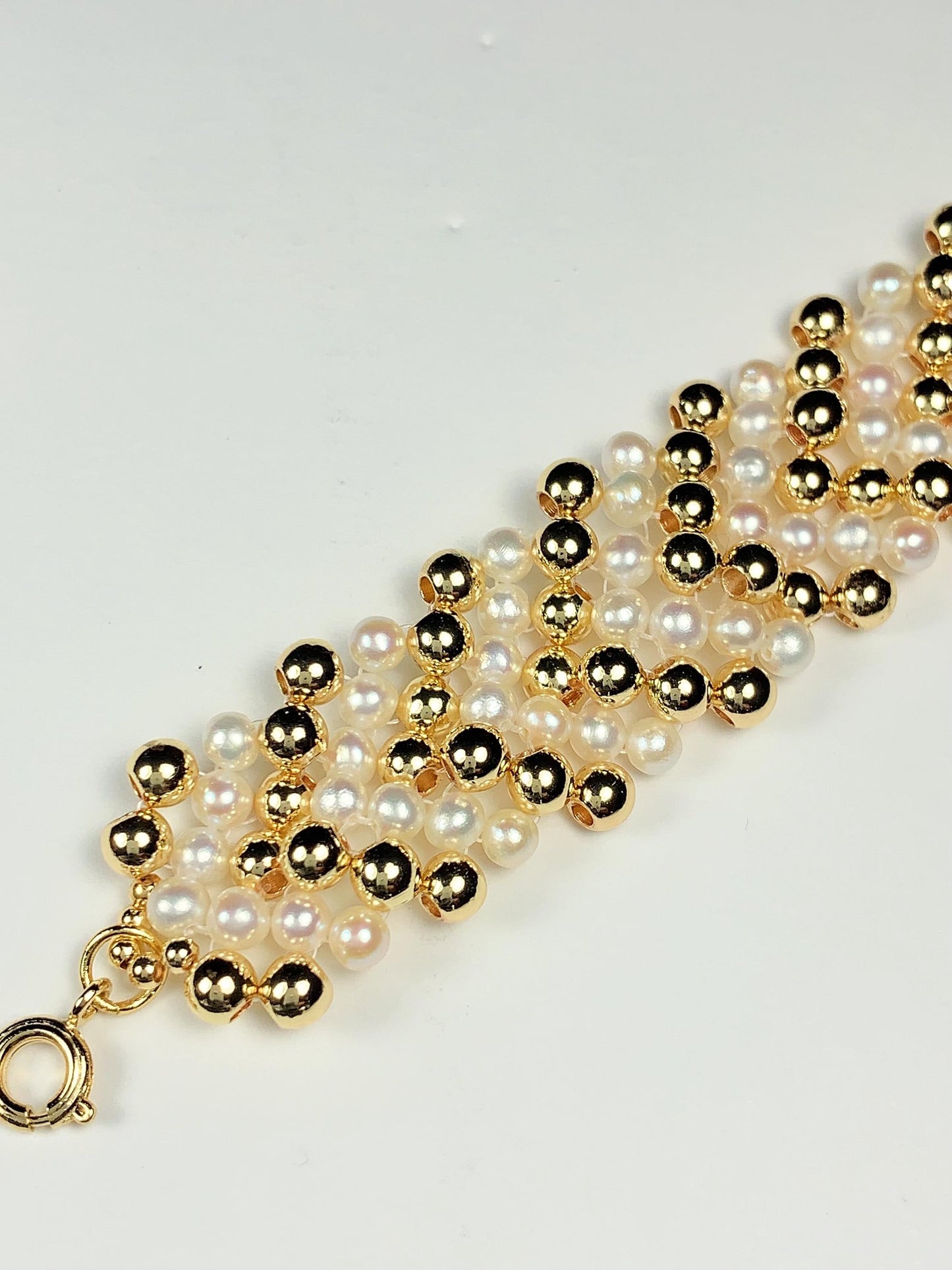 AAA Freshwater Pearl Bracelet: 14K Gold Filled, June Birthstone