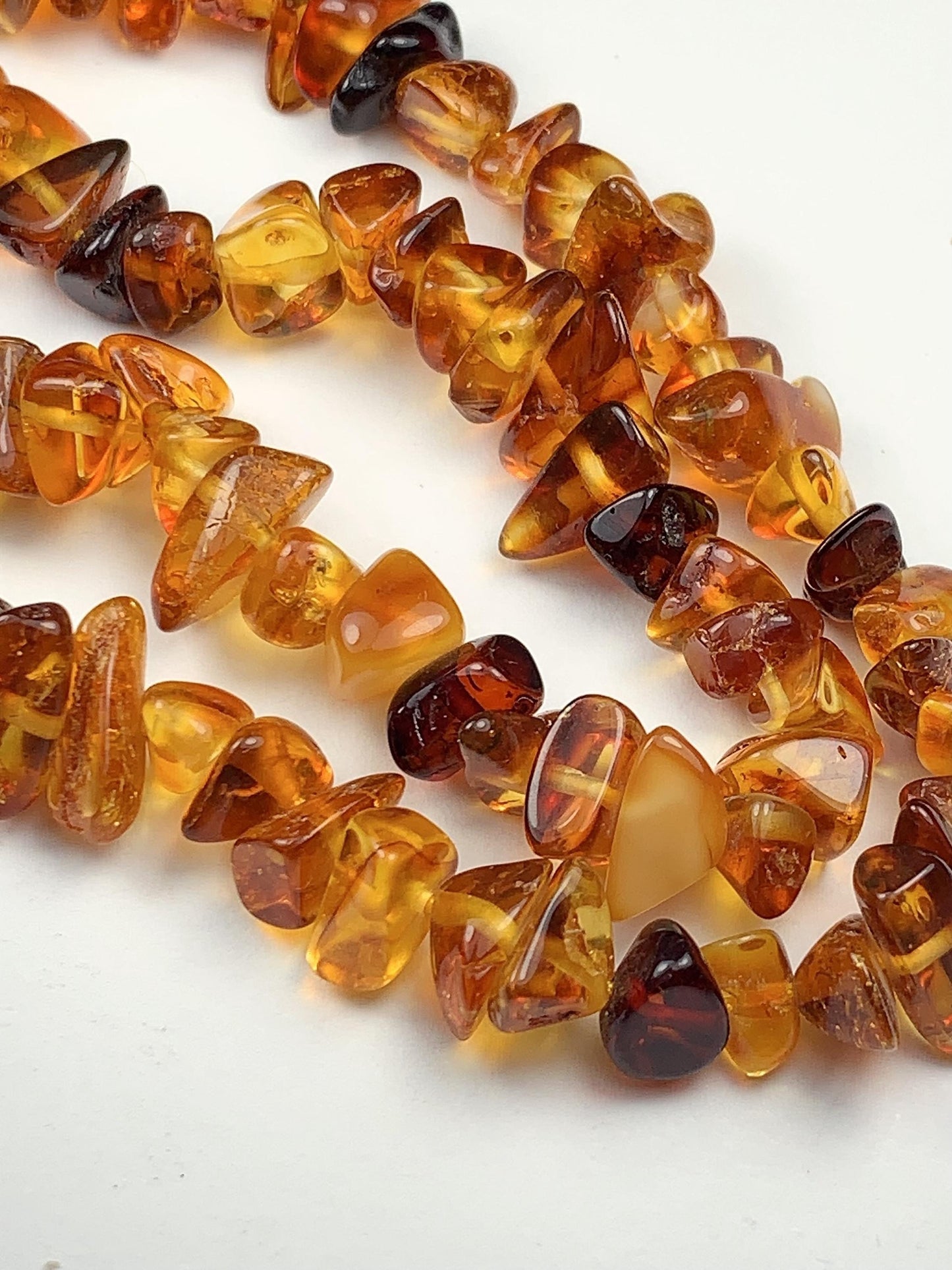 5-10mm Natural Deep Gold Honey Yellow Baltic Amber Chip Nugget Irregular Beads 15.5" Strand  DIY Jewelry