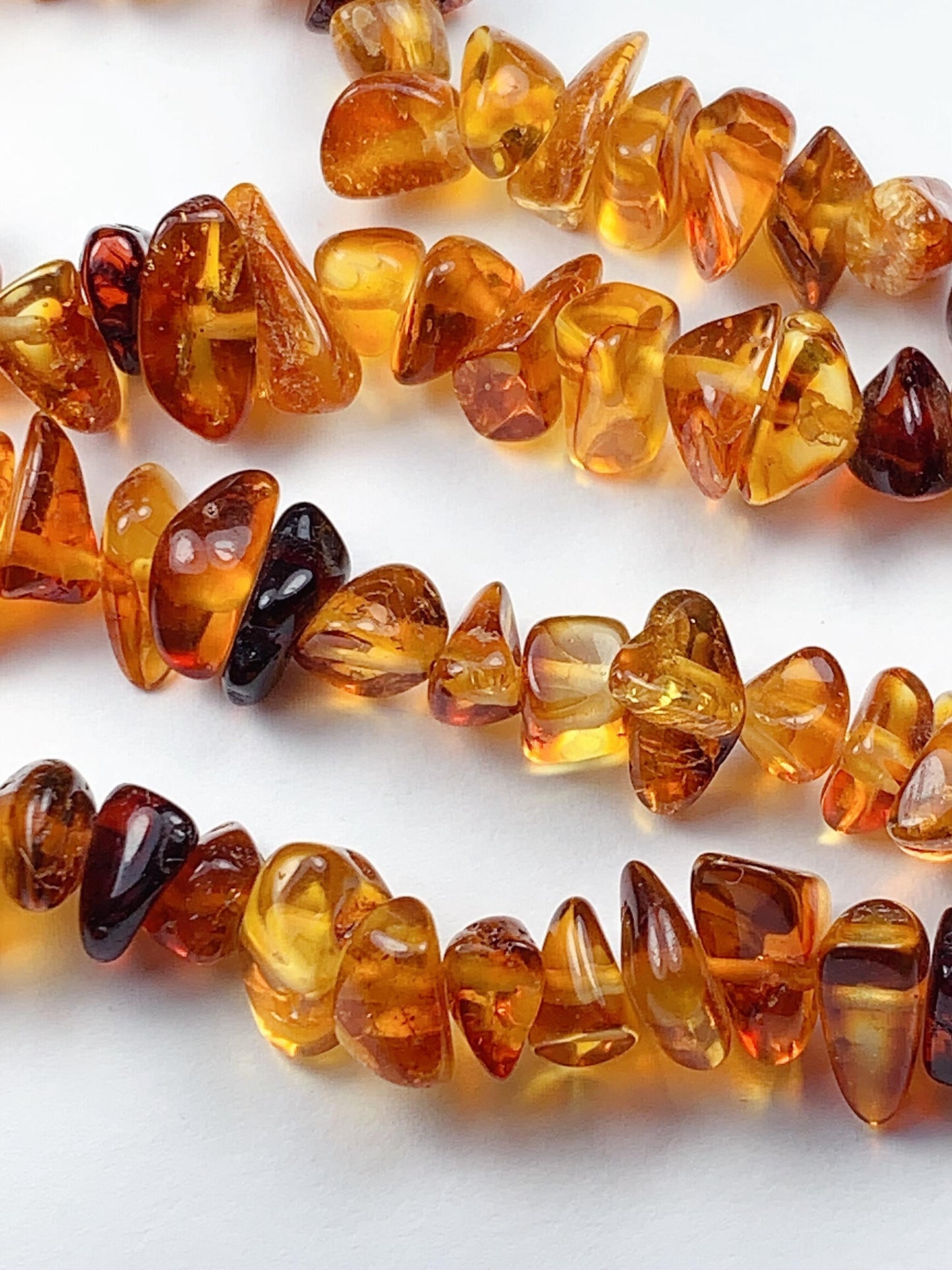 5-10mm Natural Deep Gold Honey Yellow Baltic Amber Chip Nugget Irregular Beads 15.5" Strand  DIY Jewelry