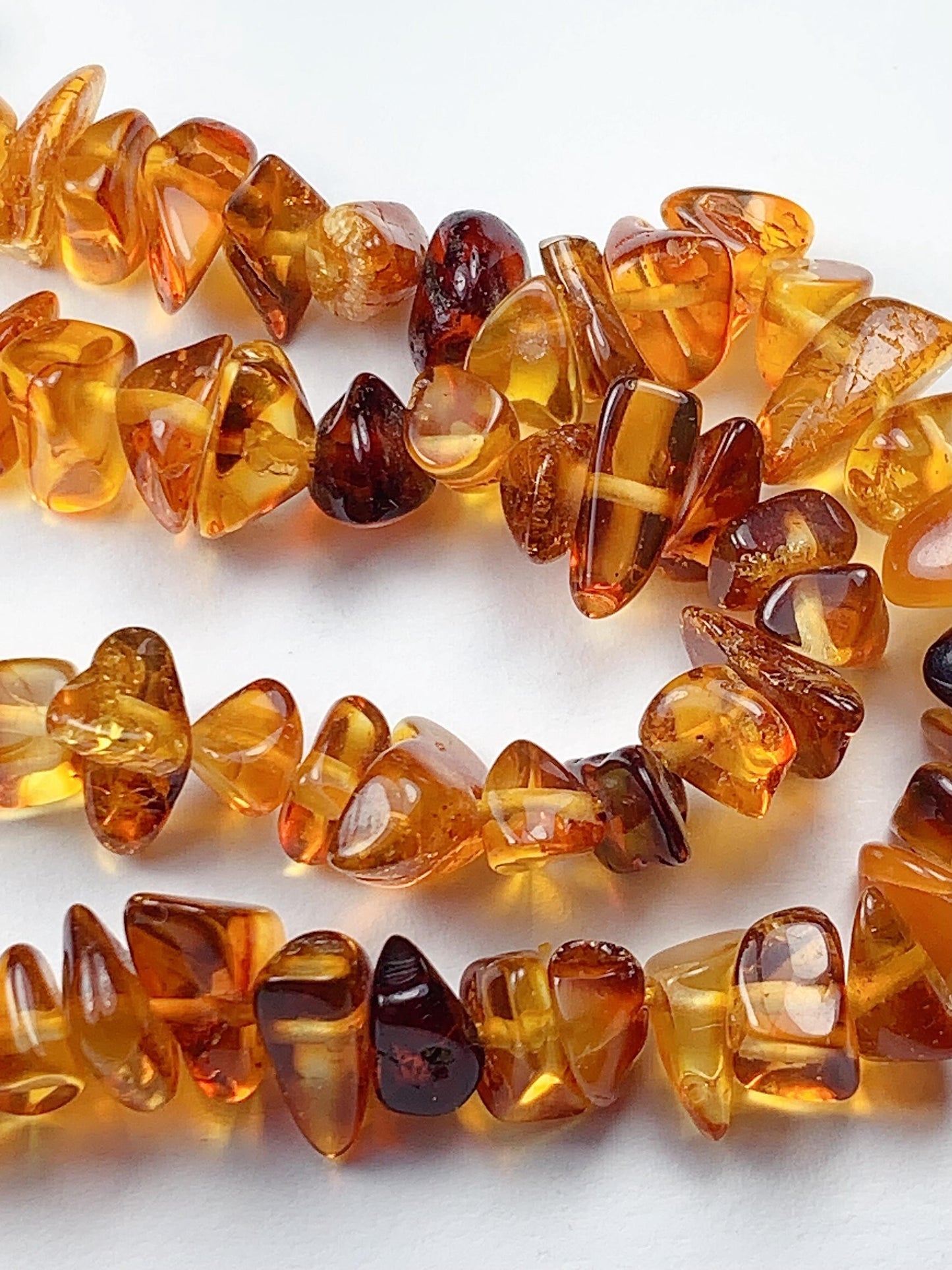 5-10mm Natural Deep Gold Honey Yellow Baltic Amber Chip Nugget Irregular Beads 15.5" Strand  DIY Jewelry