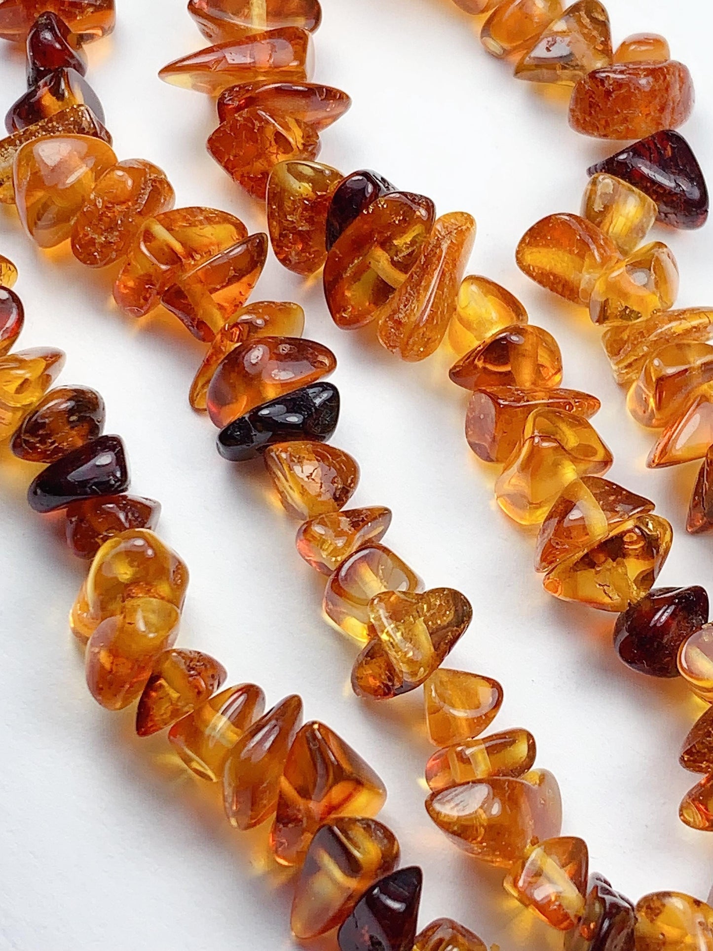 5-10mm Natural Deep Gold Honey Yellow Baltic Amber Chip Nugget Irregular Beads 15.5" Strand  DIY Jewelry