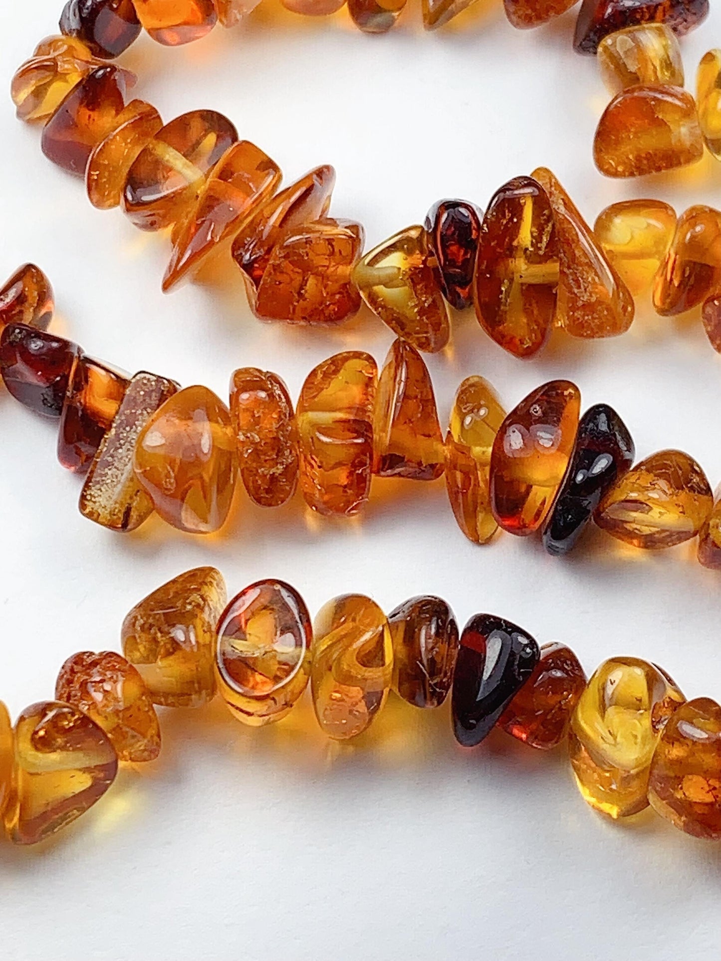 5-10mm Natural Deep Gold Honey Yellow Baltic Amber Chip Nugget Irregular Beads 15.5" Strand  DIY Jewelry