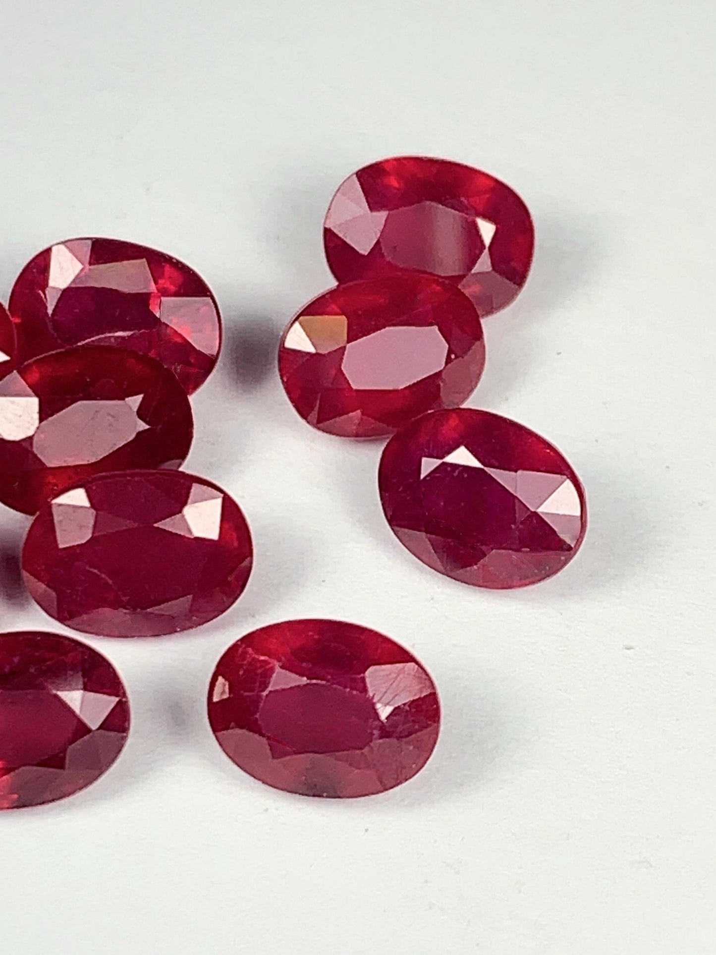EGL USA Gemological Laboratory Certificate Natural Ruby (heated Filled Composite) Loose Gemstone Oval Faceted Cut