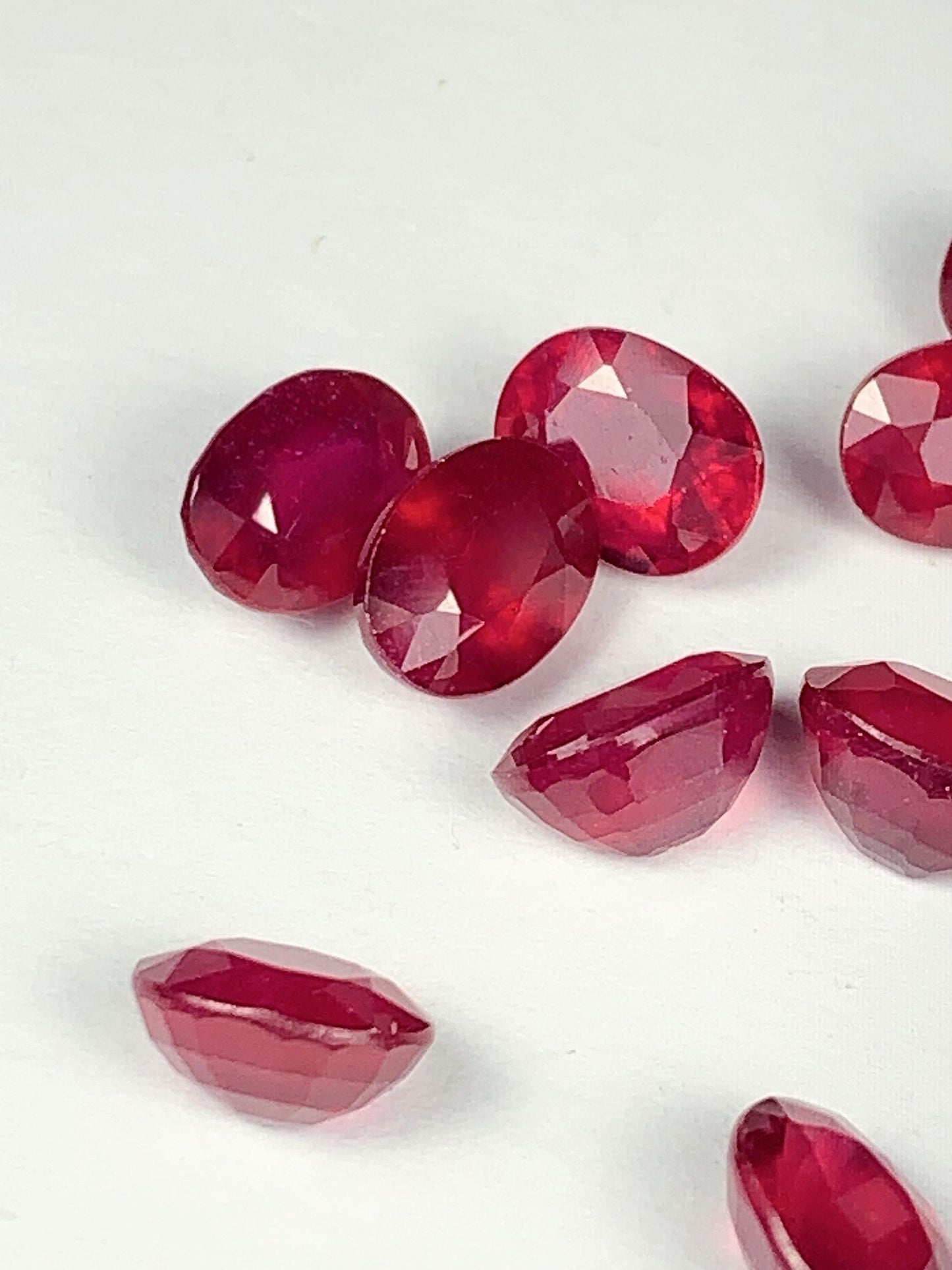 EGL USA Gemological Laboratory Certificate Natural Ruby (heated Filled Composite) Loose Gemstone Oval Faceted Cut