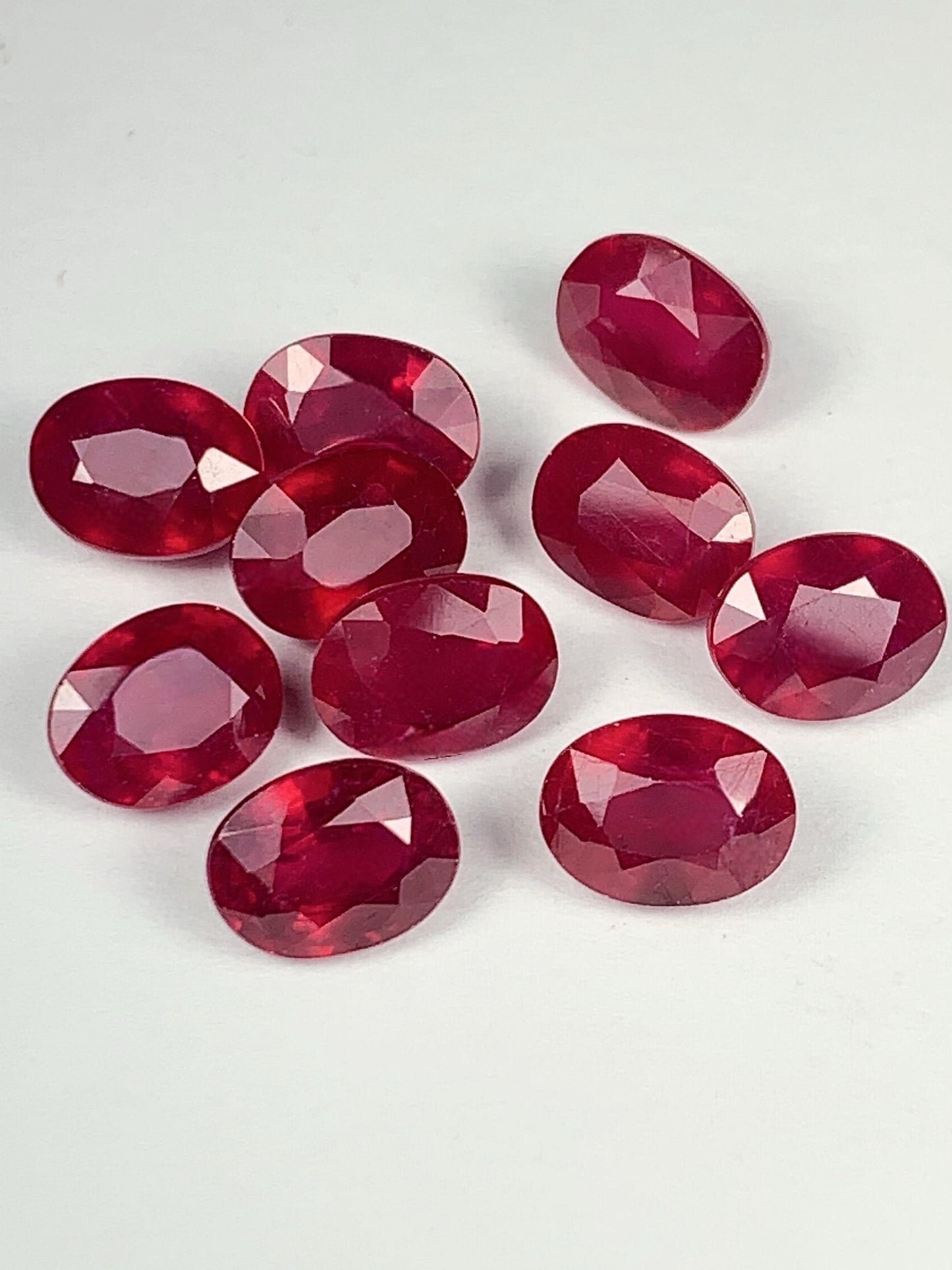EGL USA Gemological Laboratory Certificate Natural Ruby (heated Filled Composite) Loose Gemstone Oval Faceted Cut
