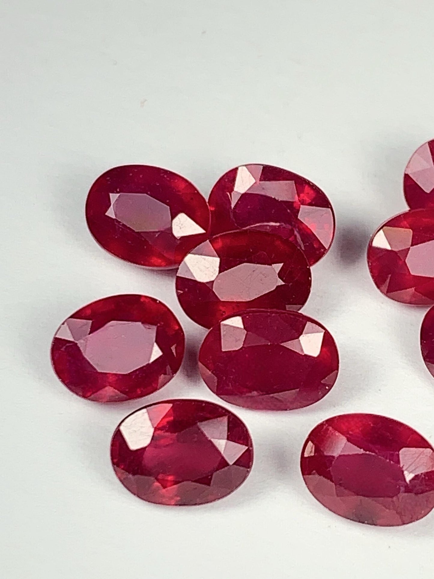 EGL USA Gemological Laboratory Certificate Natural Ruby (heated Filled Composite) Loose Gemstone Oval Faceted Cut