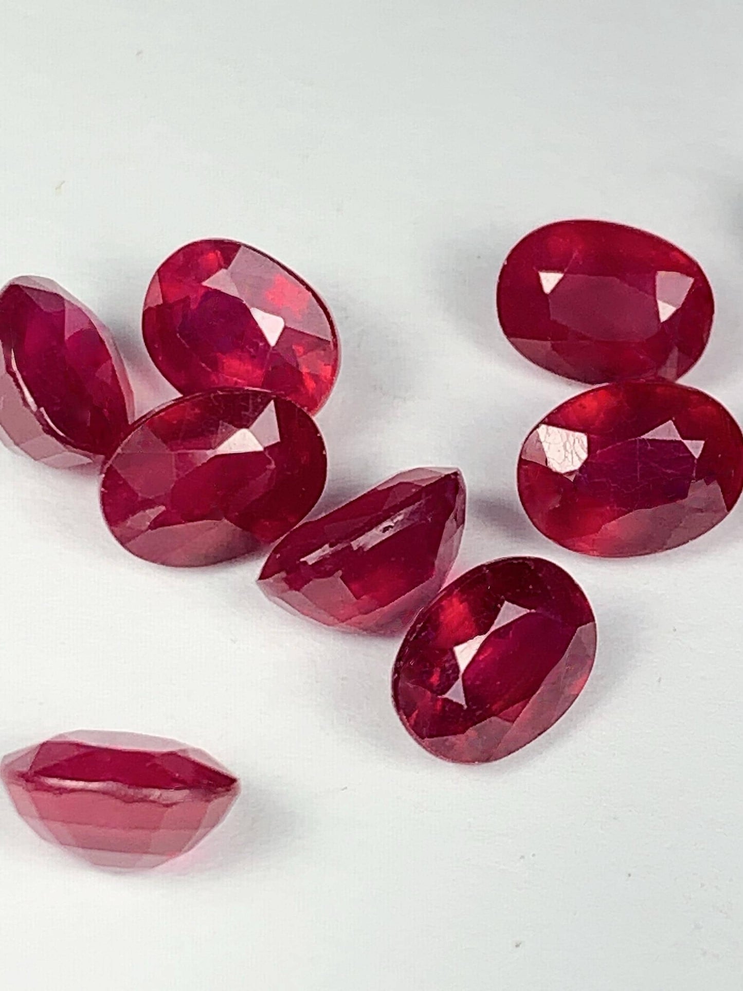 EGL USA Gemological Laboratory Certificate Natural Ruby (heated Filled Composite) Loose Gemstone Oval Faceted Cut