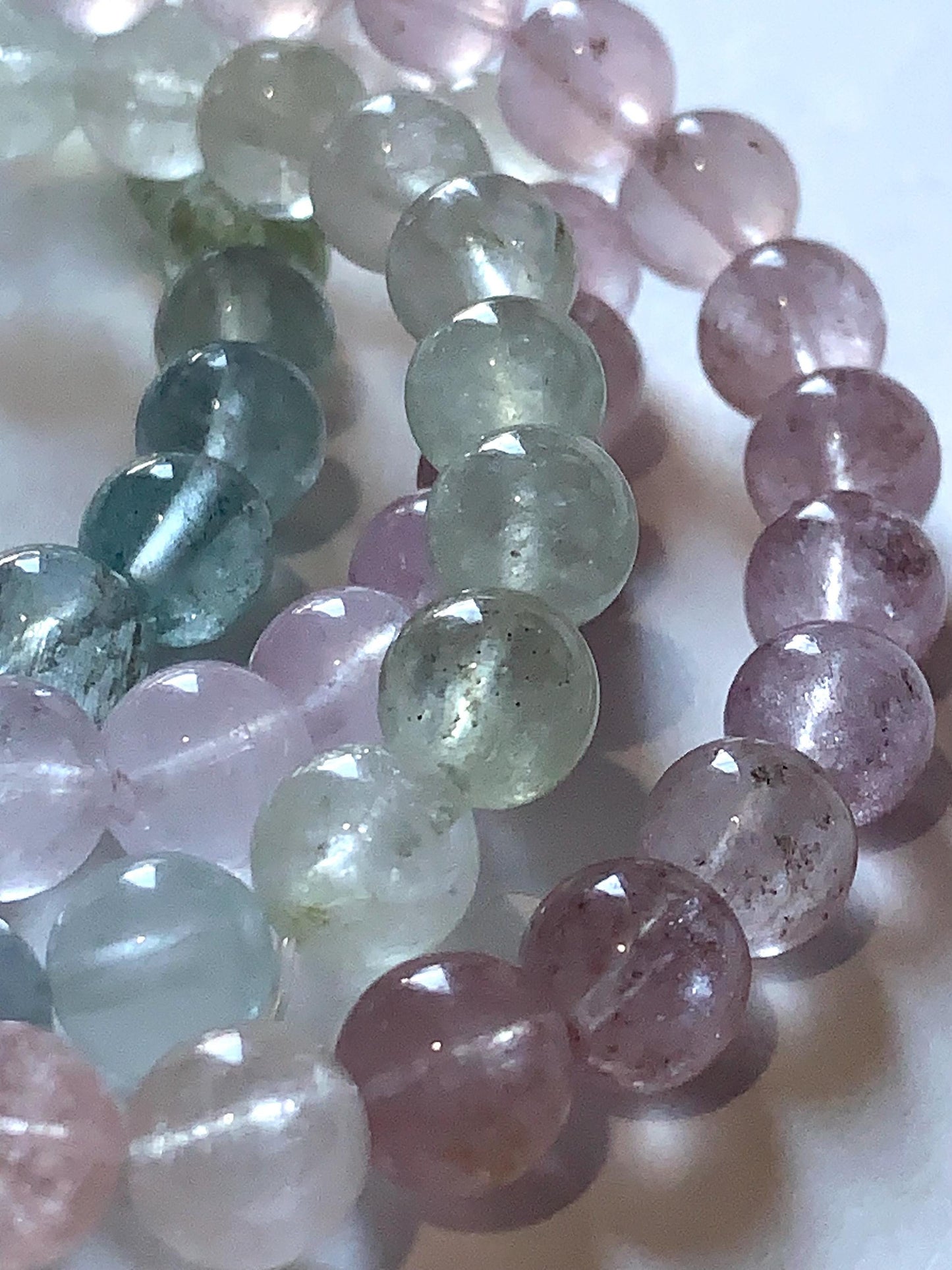 Natural Transparent Morganite Smooth Round Beads 15.5" Strand Gemstone 8mm