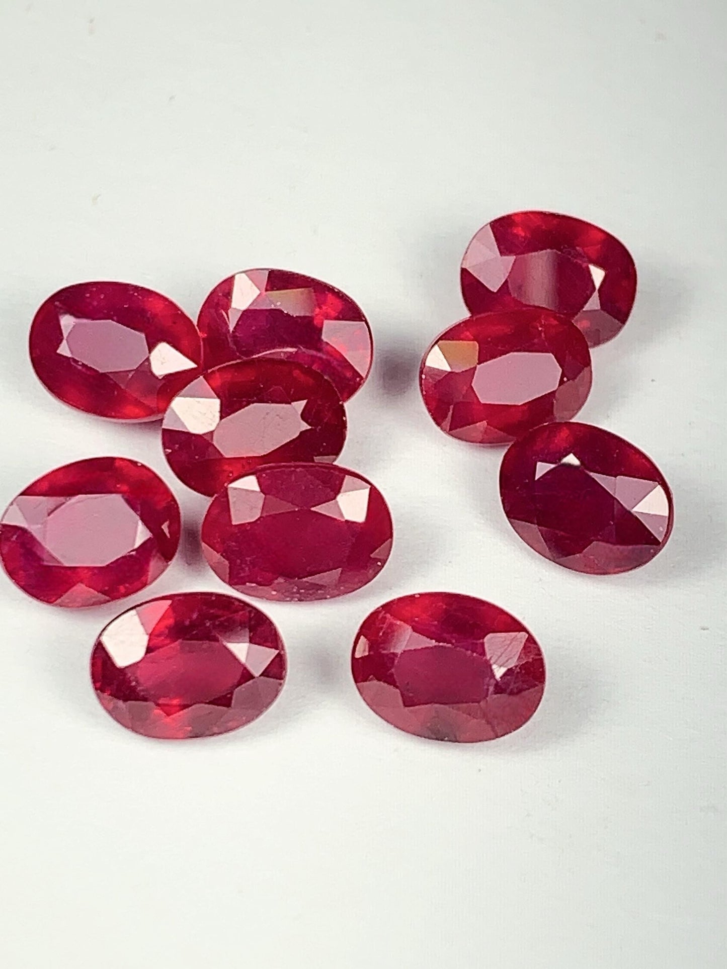 EGL USA Gemological Laboratory Certificate Natural Ruby (heated Filled Composite) Loose Gemstone Oval Faceted Cut