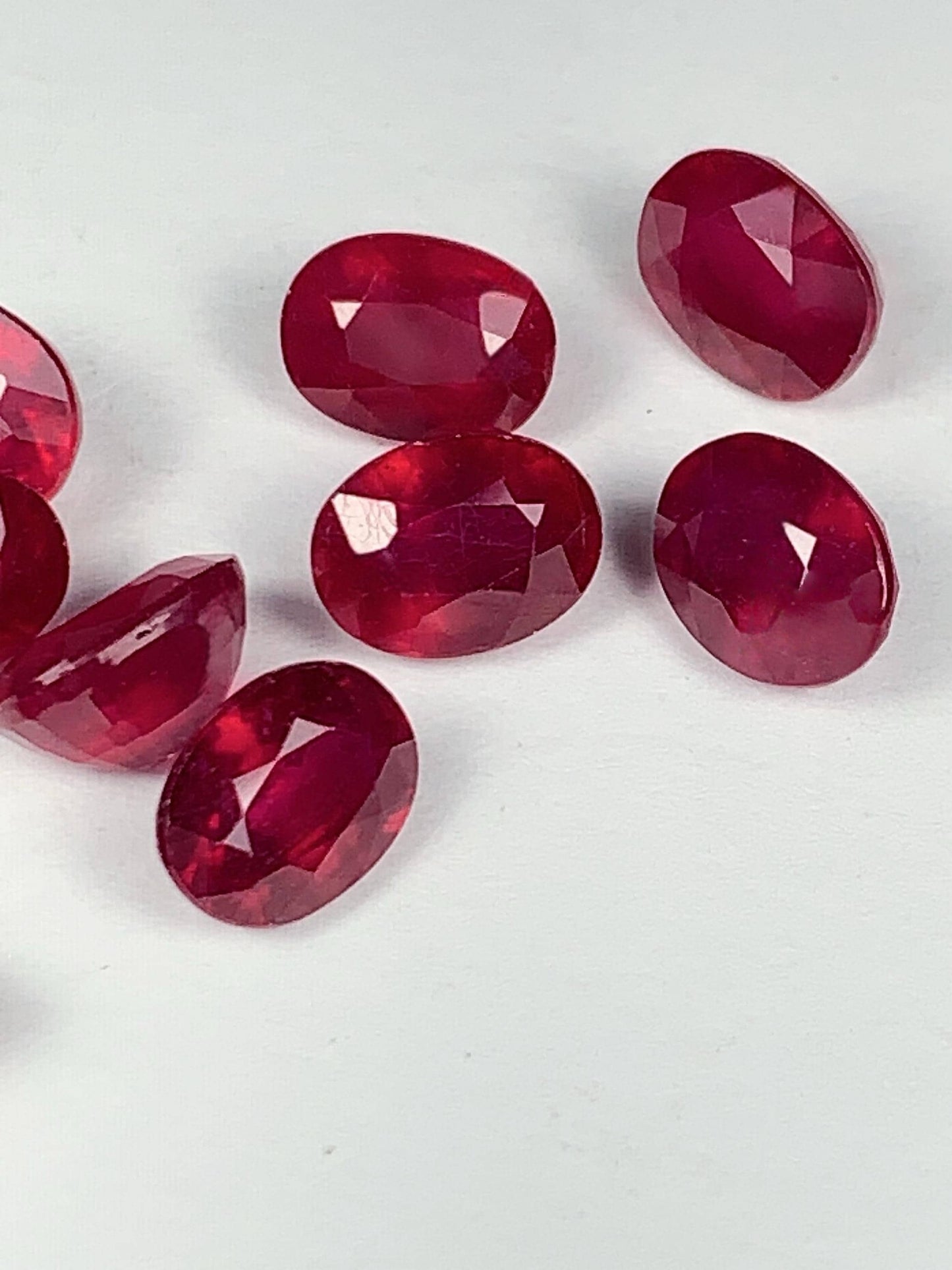 EGL USA Gemological Laboratory Certificate Natural Ruby (heated Filled Composite) Loose Gemstone Oval Faceted Cut