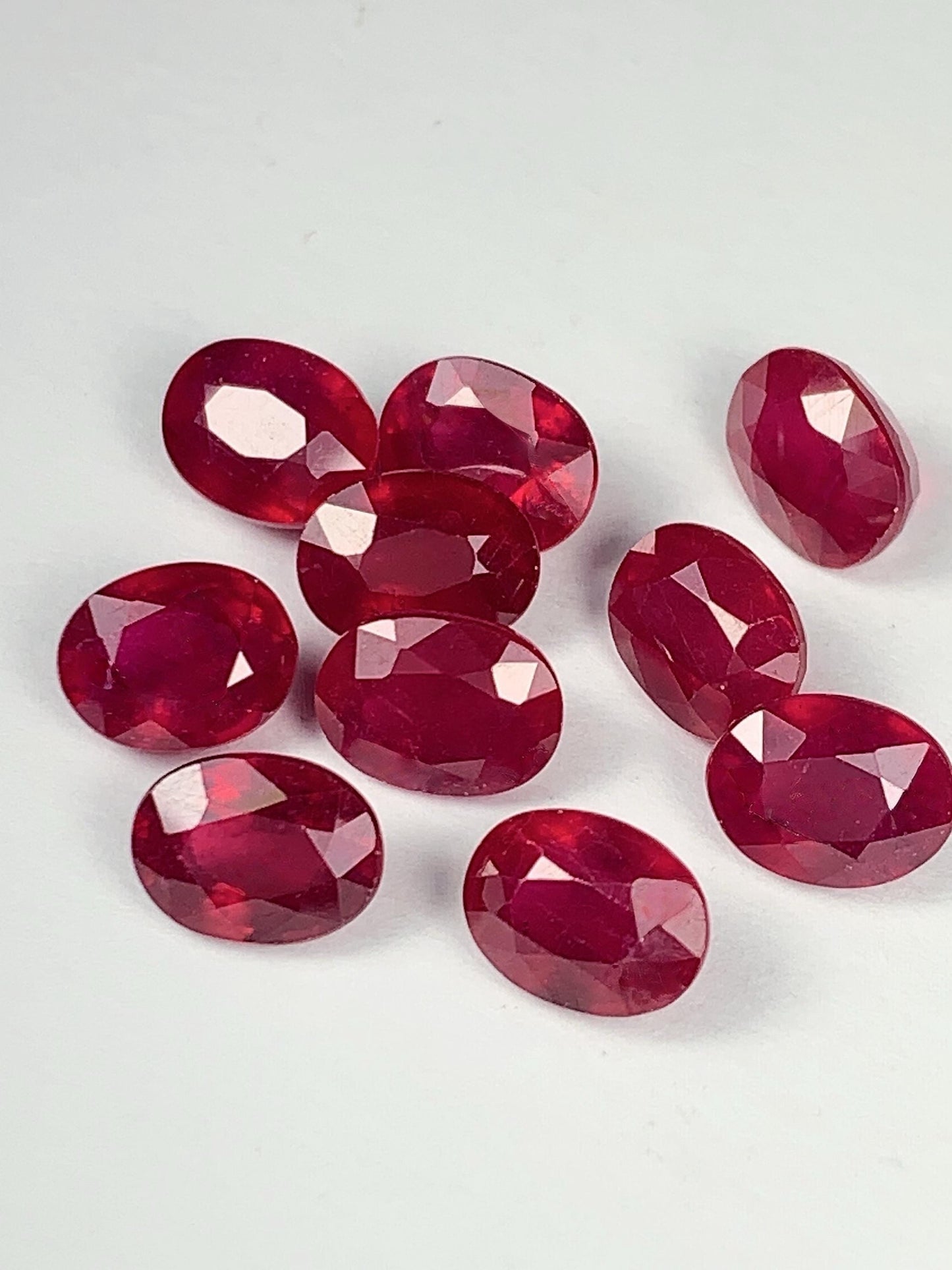 EGL USA Gemological Laboratory Certificate Natural Ruby (heated Filled Composite) Loose Gemstone Oval Faceted Cut