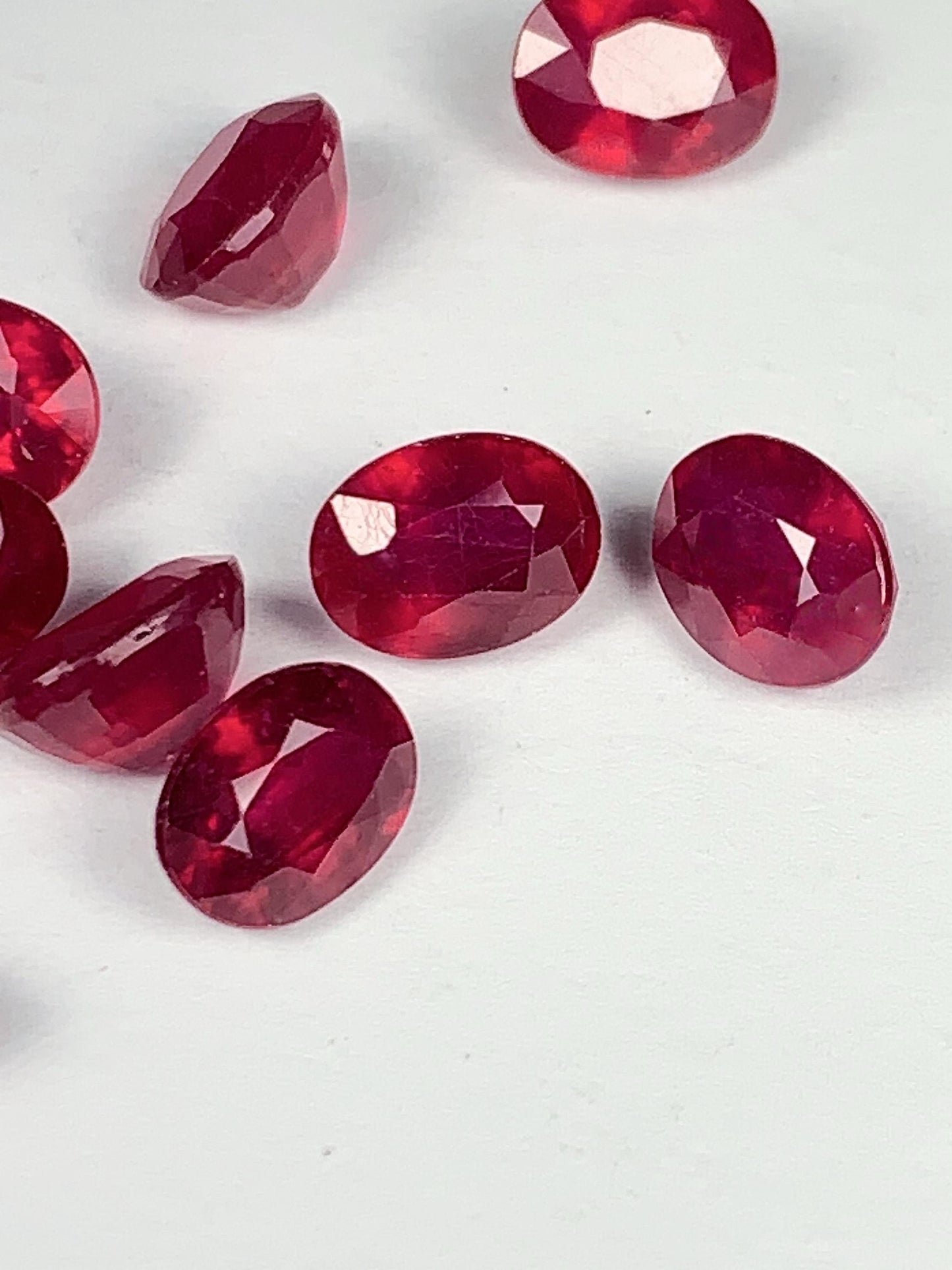 EGL USA Gemological Laboratory Certificate Natural Ruby (heated Filled Composite) Loose Gemstone Oval Faceted Cut
