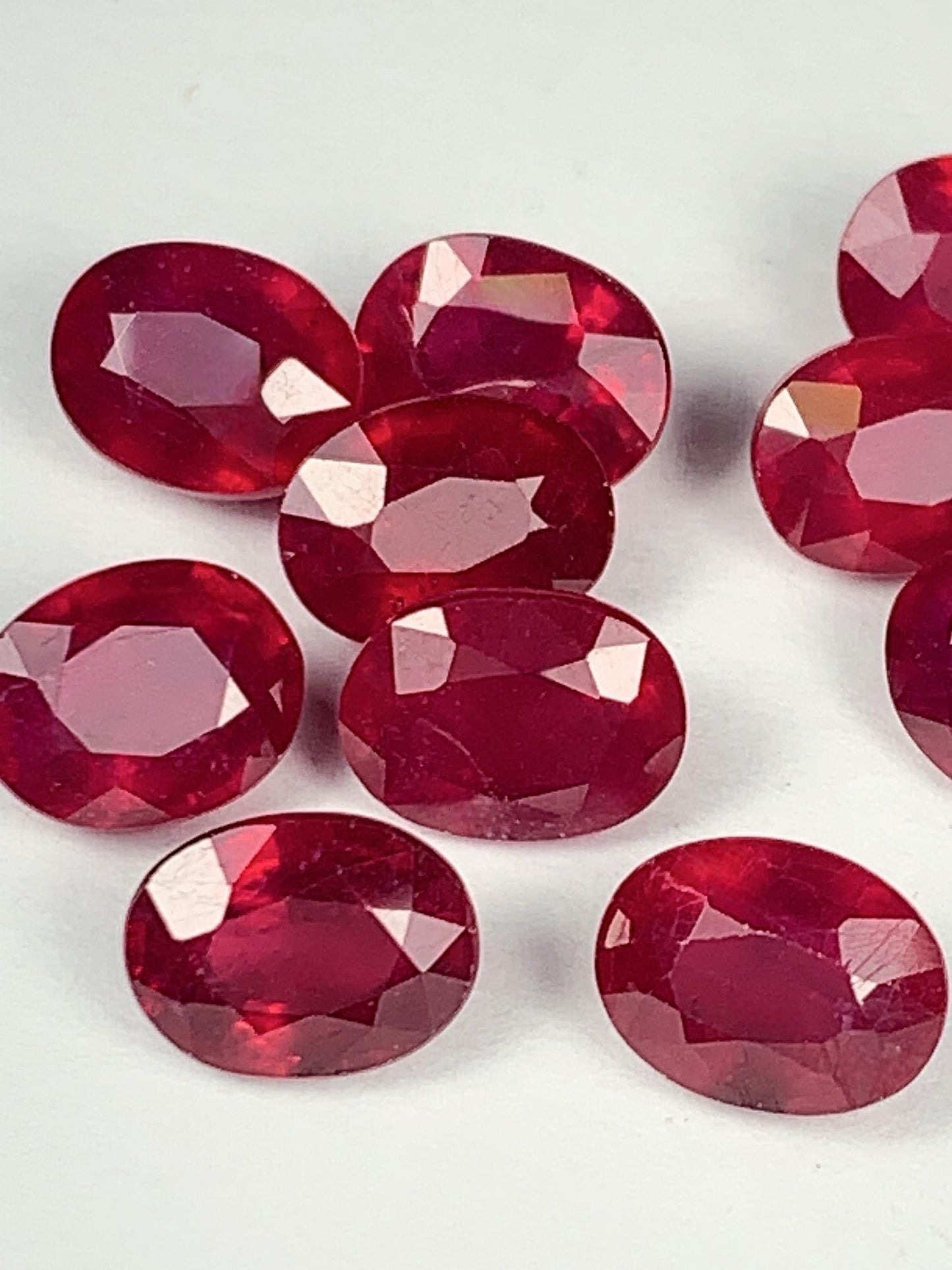 EGL USA Gemological Laboratory Certificate Natural Ruby (heated Filled Composite) Loose Gemstone Oval Faceted Cut