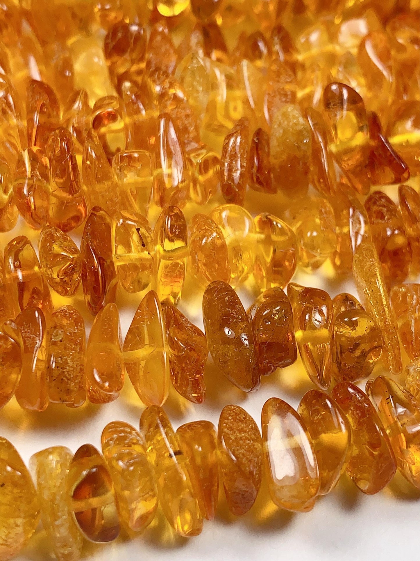 8-16mm Natural Baltic Honey Gold Golden Yellow Amber Chip Nugget Irregular Beads 15.5" Strand  DIY Jewelry
