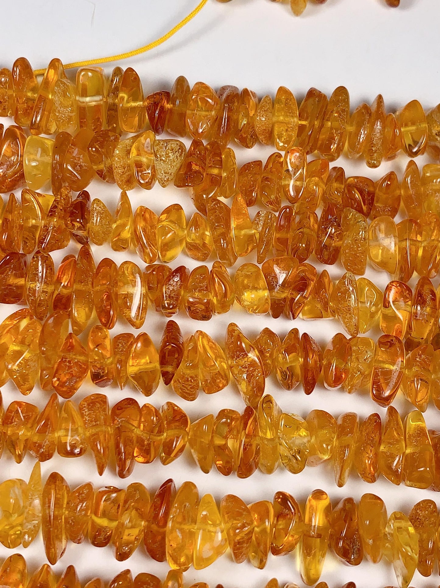 8-16mm Natural Baltic Honey Gold Golden Yellow Amber Chip Nugget Irregular Beads 15.5" Strand  DIY Jewelry