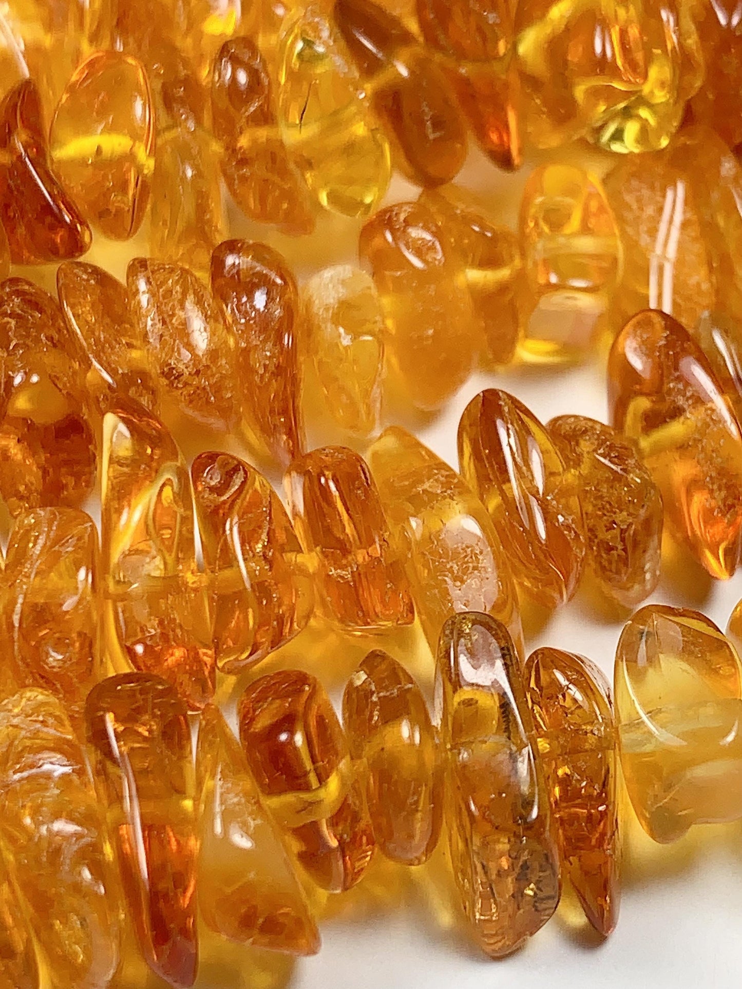 8-16mm Natural Baltic Honey Gold Golden Yellow Amber Chip Nugget Irregular Beads 15.5" Strand  DIY Jewelry
