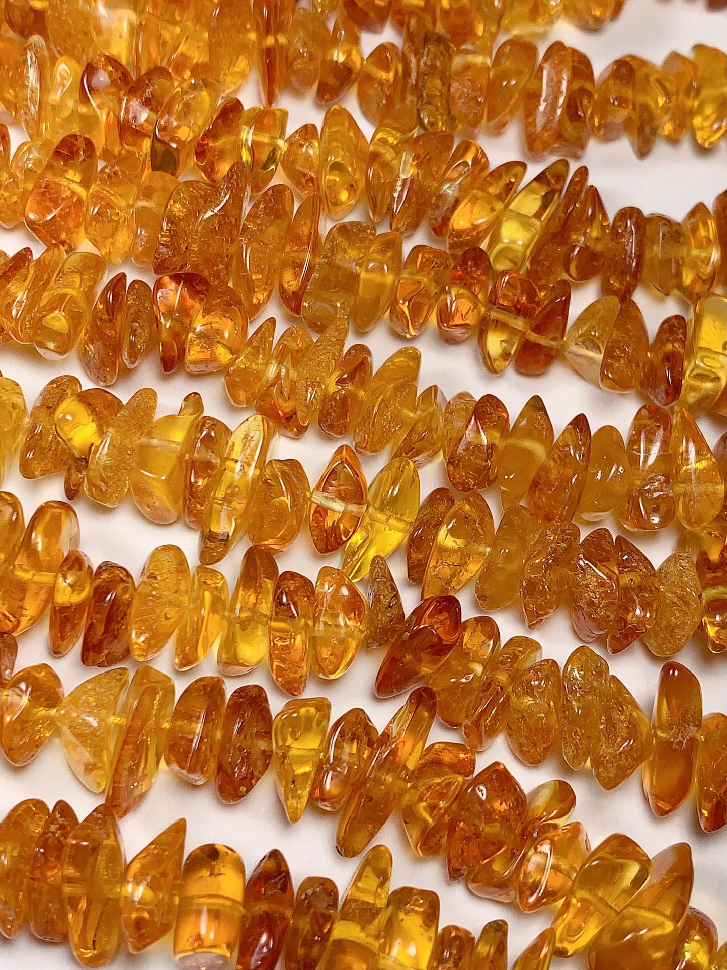 8-16mm Natural Baltic Honey Gold Golden Yellow Amber Chip Nugget Irregular Beads 15.5" Strand  DIY Jewelry