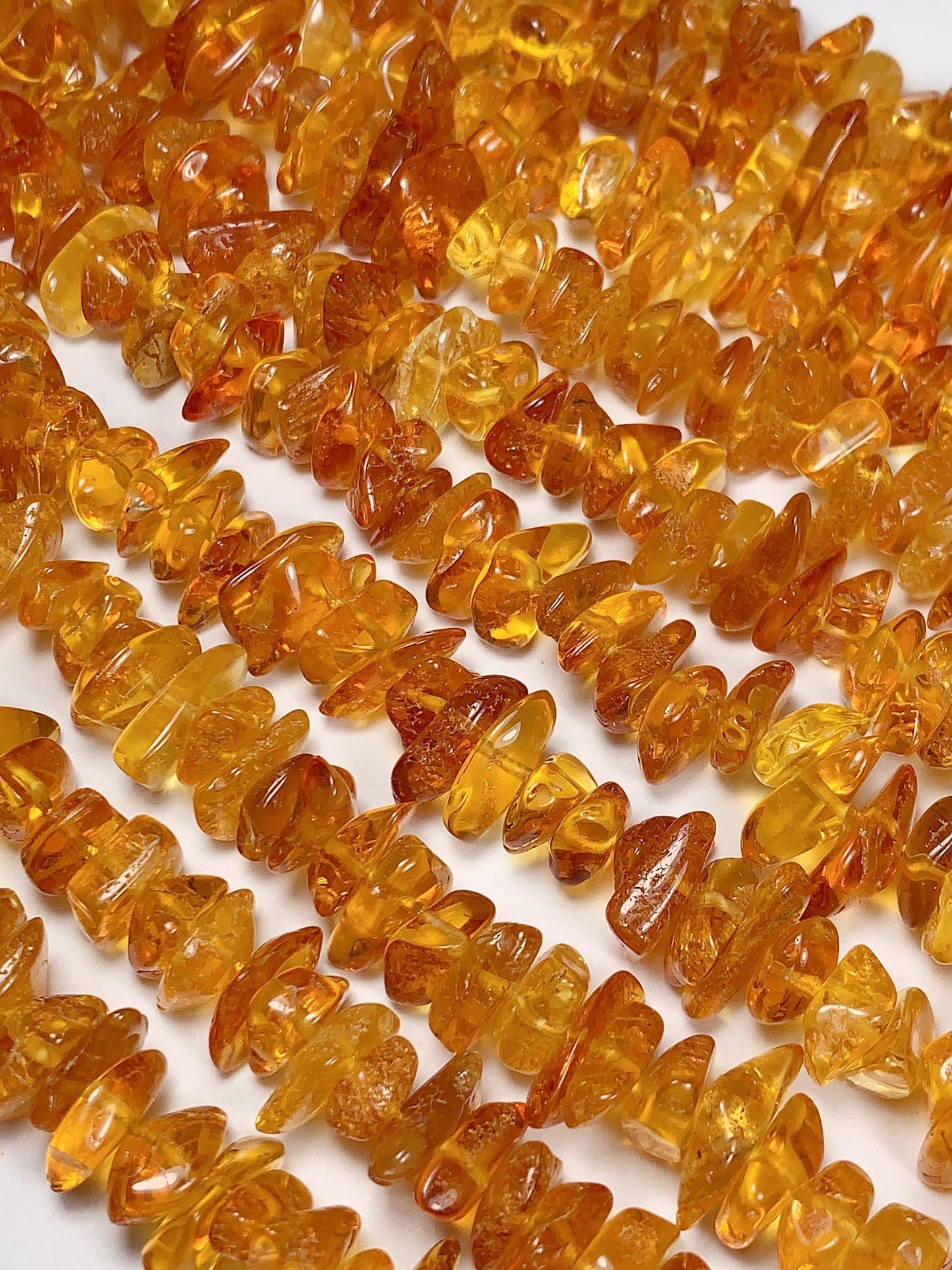 8-16mm Natural Baltic Honey Gold Golden Yellow Amber Chip Nugget Irregular Beads 15.5" Strand  DIY Jewelry