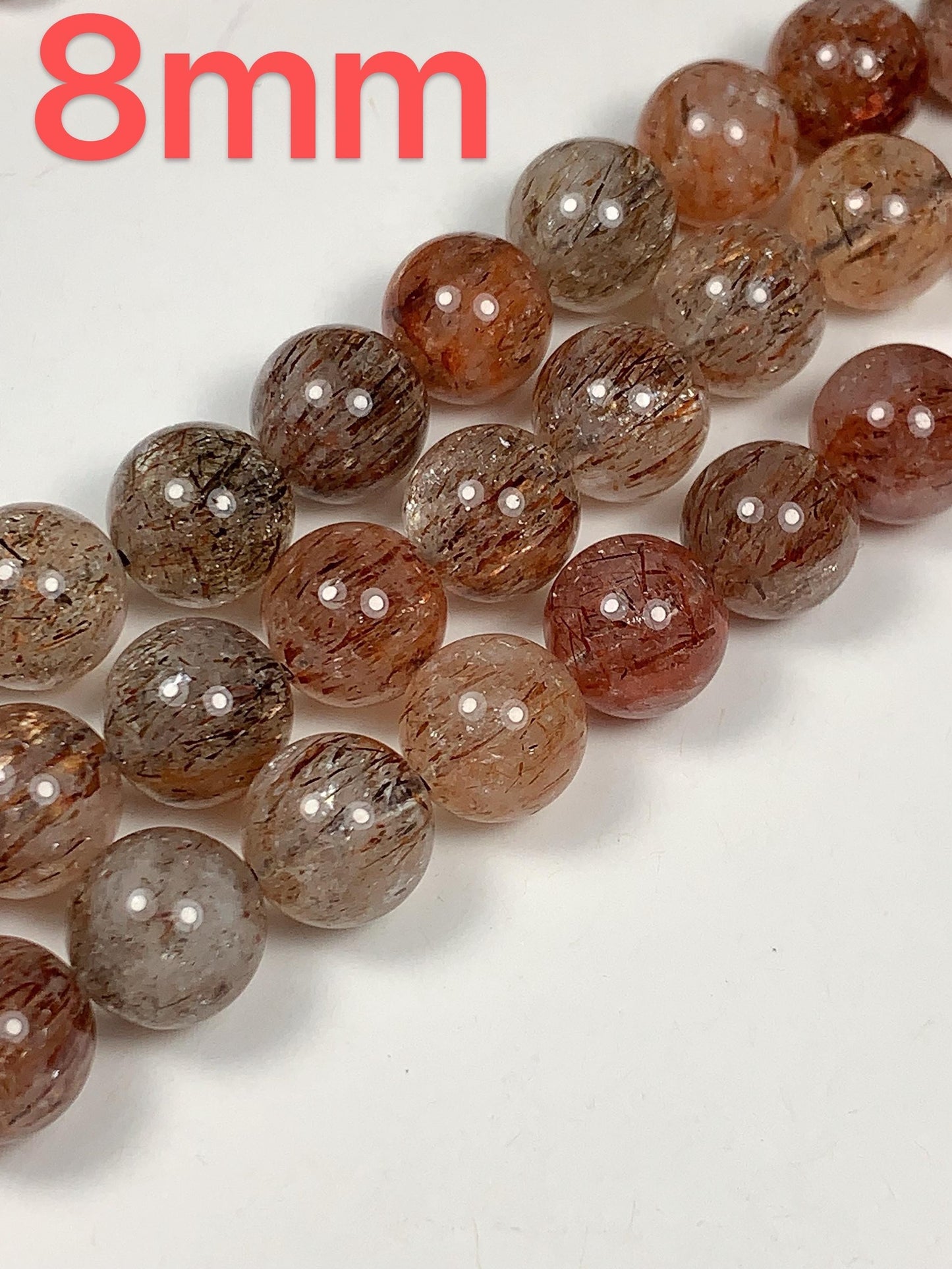 High Quality Natural Red Garnet Smooth Round Beads 15.5" Strand Gemstone Genuine very high quality 6mm 7mm 8mm 9mm 10mm 12mm